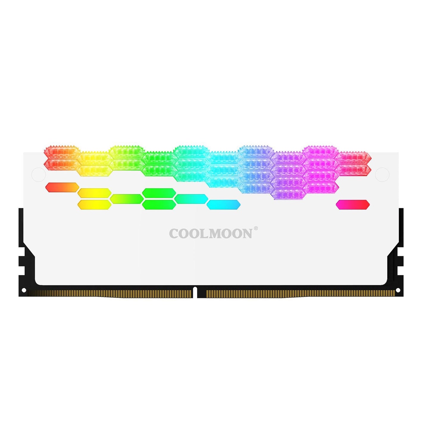 Heatsink Radiator ARGB Shell Heat Sink Spreader RAM Memory for DIY white