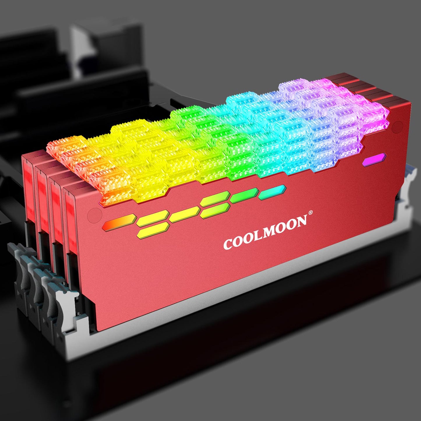 Heatsink Radiator ARGB Shell Heat Sink Spreader RAM Memory for DIY white