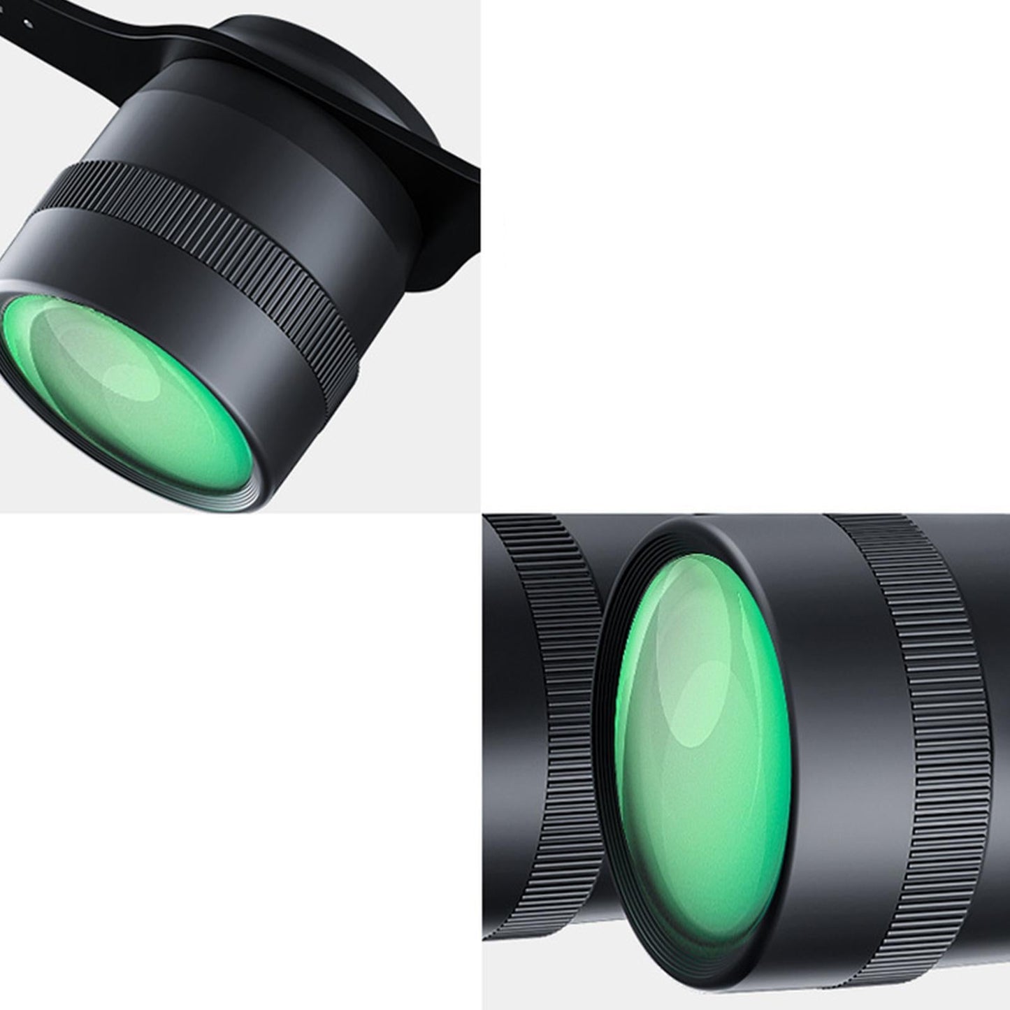 Fishing Telescope Glasses High-Definition Easy to Adjust Hand-Free Set B