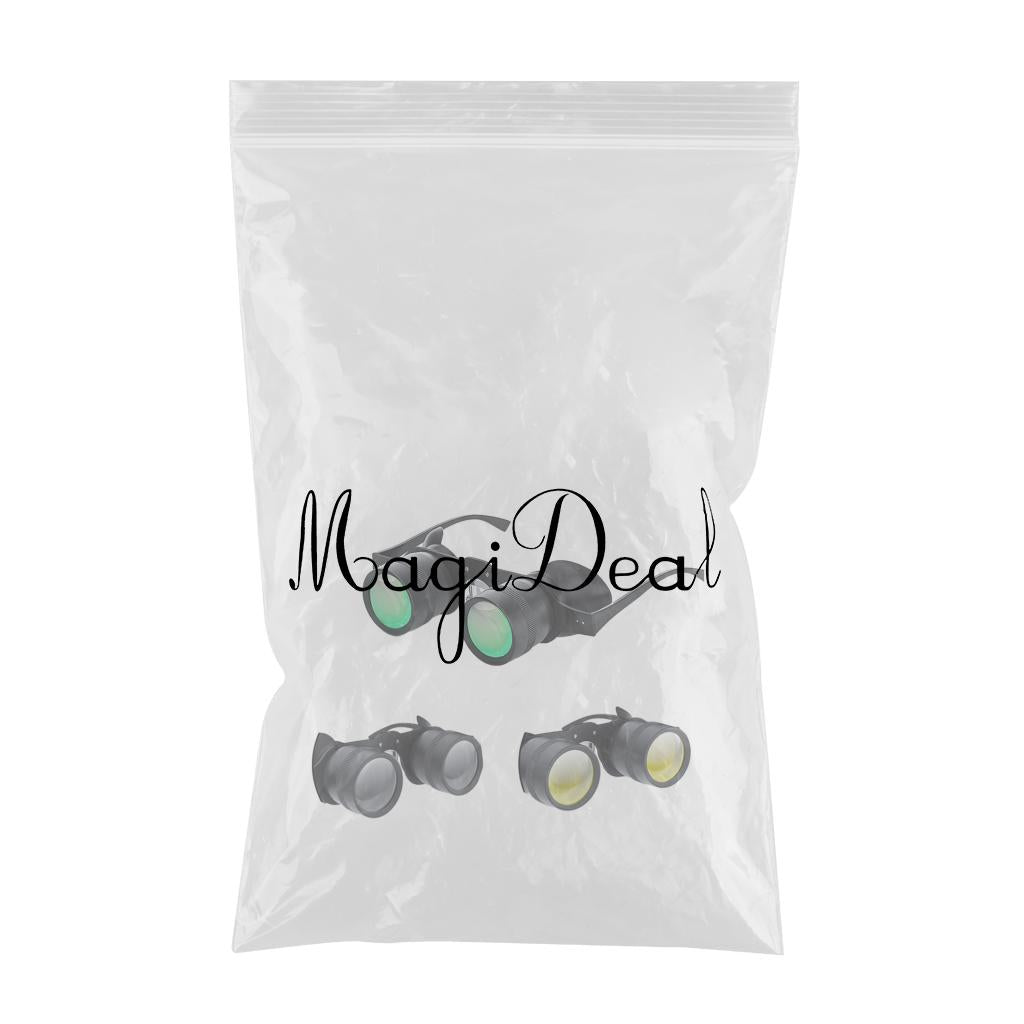 Fishing Telescope Glasses High-Definition Easy to Adjust Hand-Free Set E