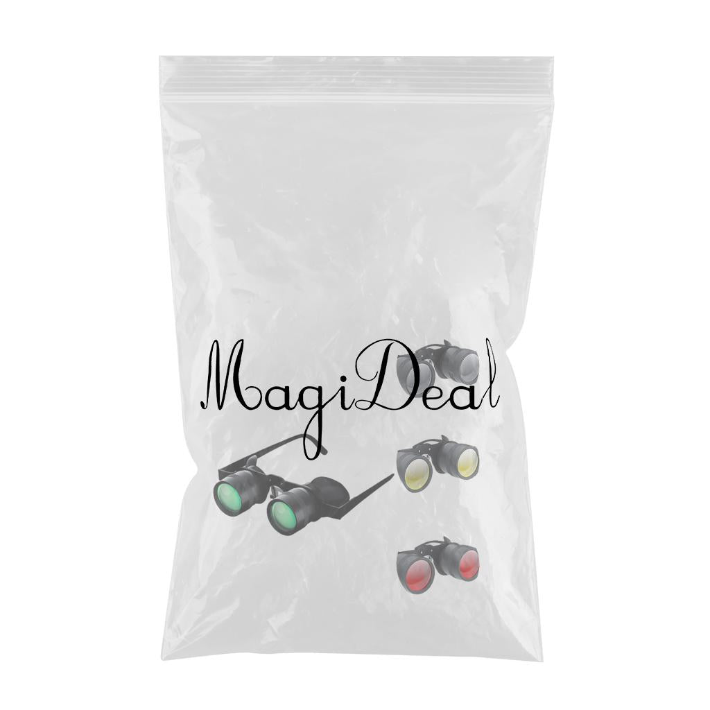 Fishing Telescope Glasses High-Definition Easy to Adjust Hand-Free Set F