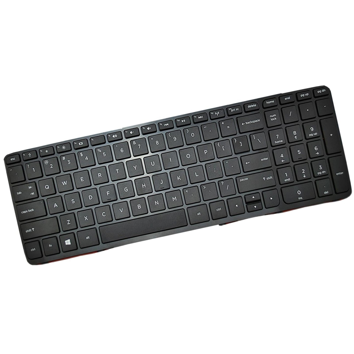 Laptop Replacement Keyboard Black Replace Cracked English for HP 17-E000