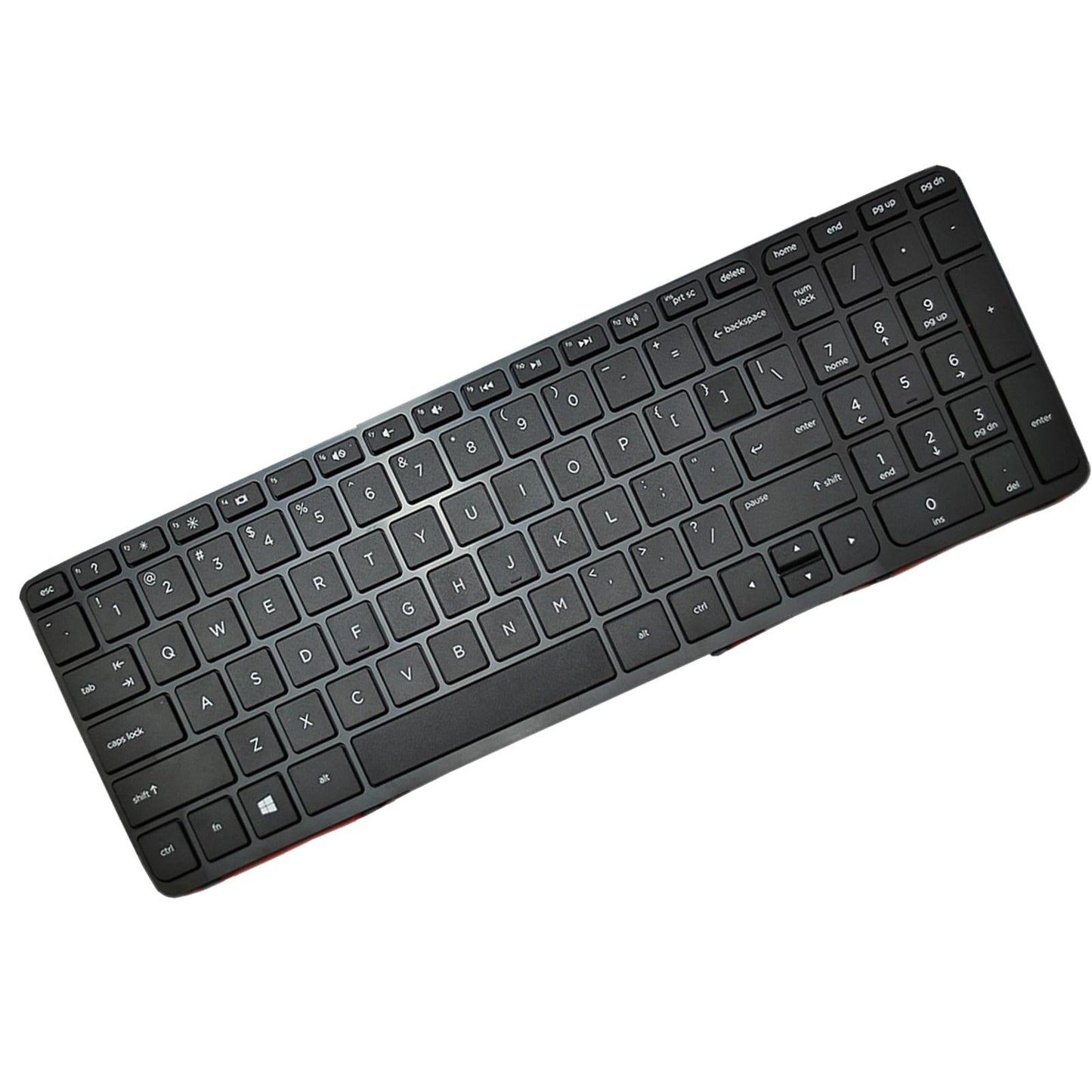 Laptop Replacement Keyboard Black Replace Cracked English for HP 17-E000