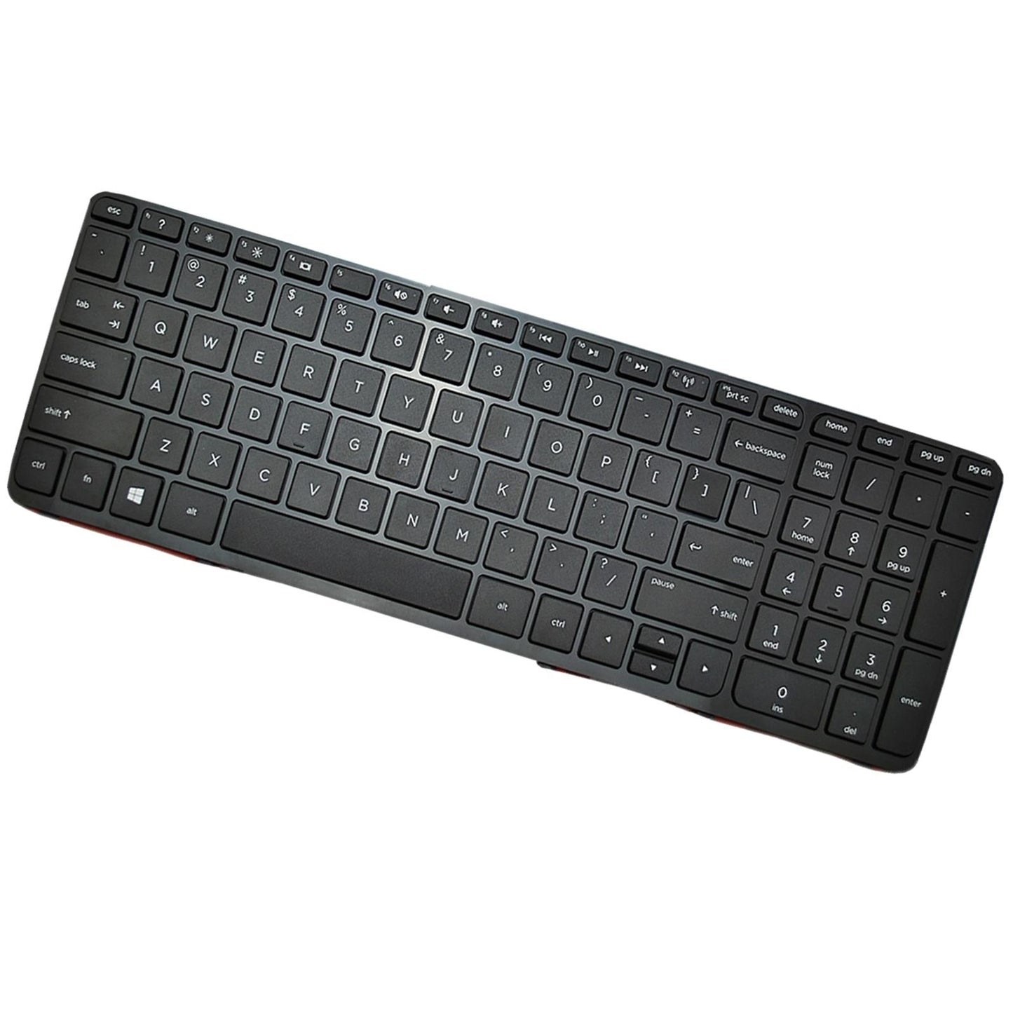 Laptop Replacement Keyboard Black Replace Cracked English for HP 17-E000