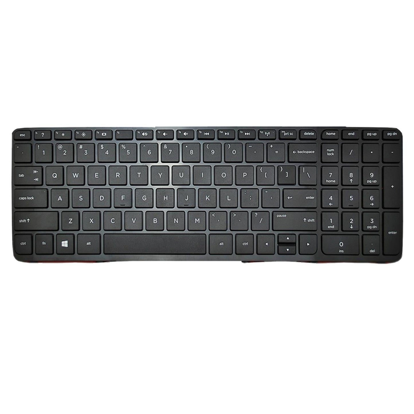 Laptop Replacement Keyboard Black Replace Cracked English for HP 17-E000
