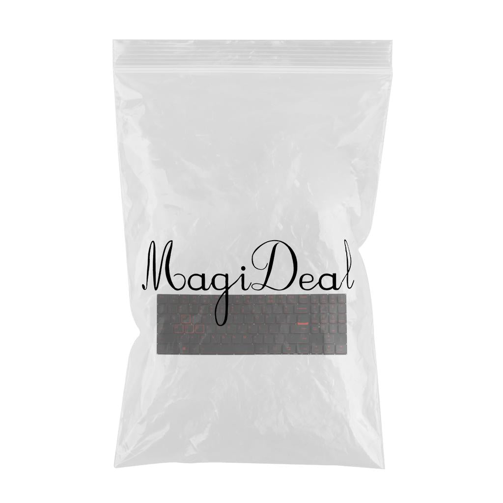 US Layout Laptop Keyboard Red Backlit Fits for Y520-15IKBA 15IKBM 15IKBN