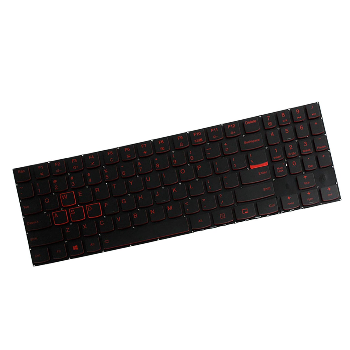 US Layout Laptop Keyboard Red Backlit Fits for Y520-15IKBA 15IKBM 15IKBN