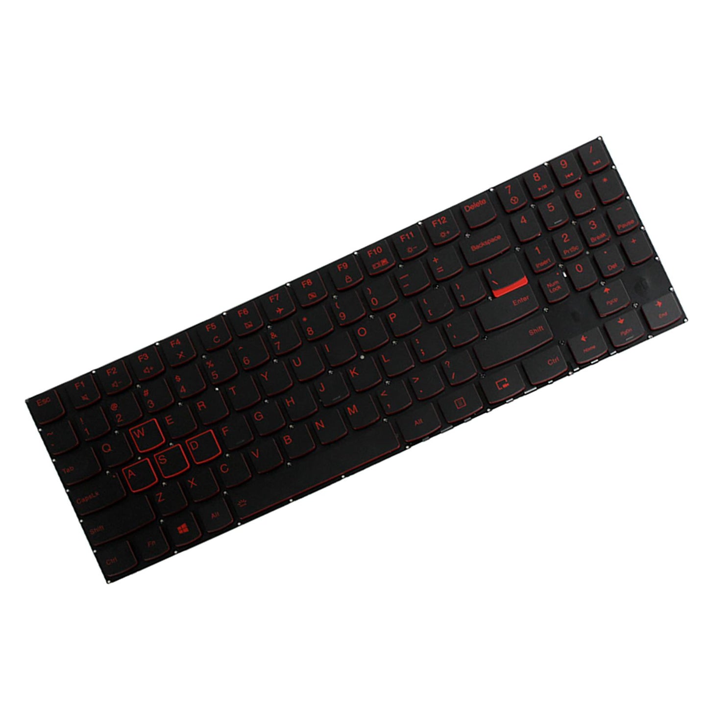 US Layout Laptop Keyboard Red Backlit Fits for Y520-15IKBA 15IKBM 15IKBN