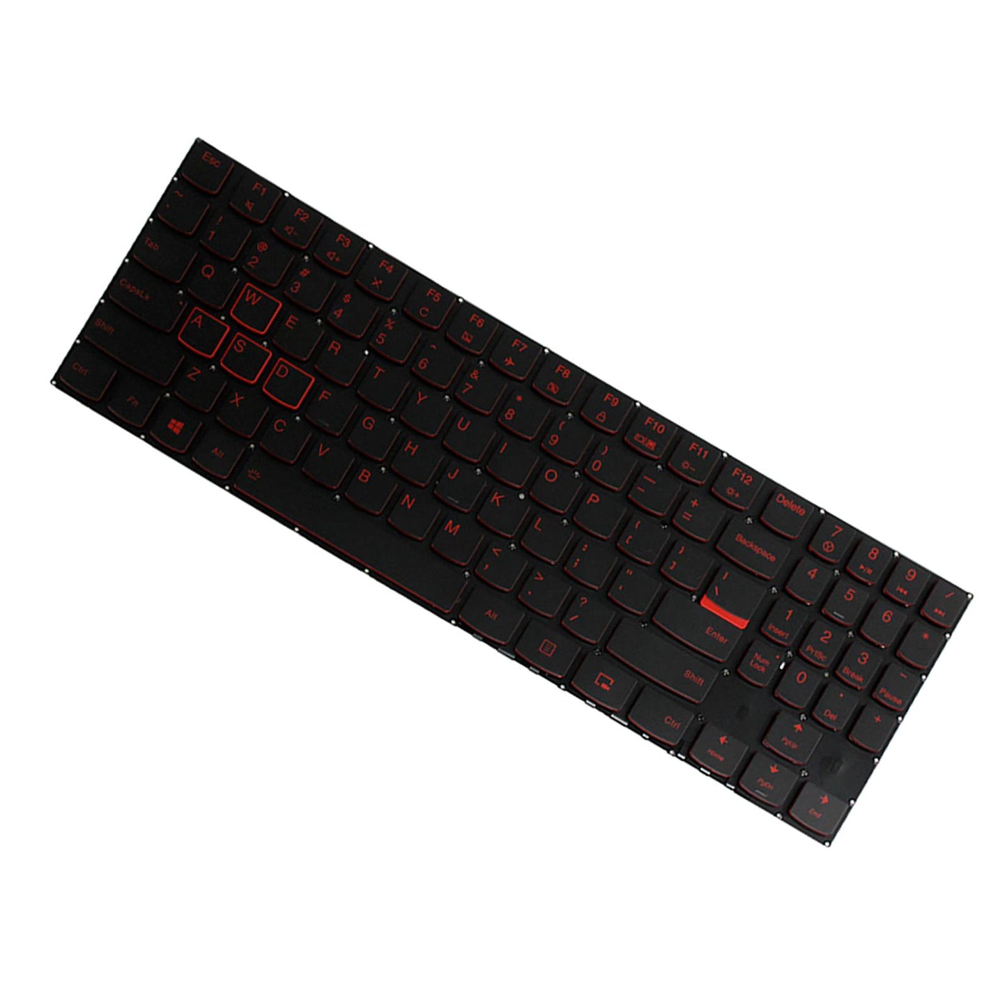 US Layout Laptop Keyboard Red Backlit Fits for Y520-15IKBA 15IKBM 15IKBN