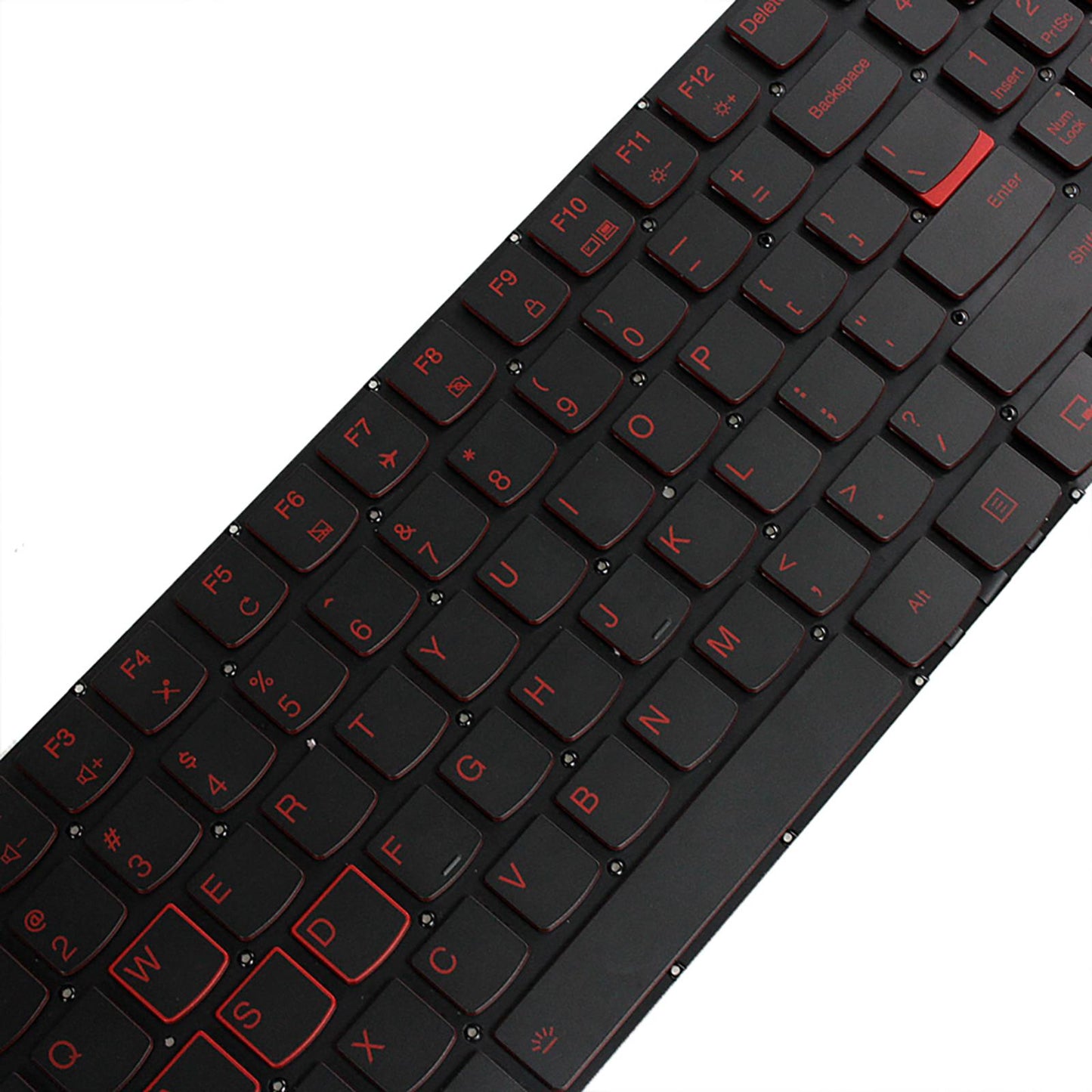 US Layout Laptop Keyboard Red Backlit Fits for Y520-15IKBA 15IKBM 15IKBN