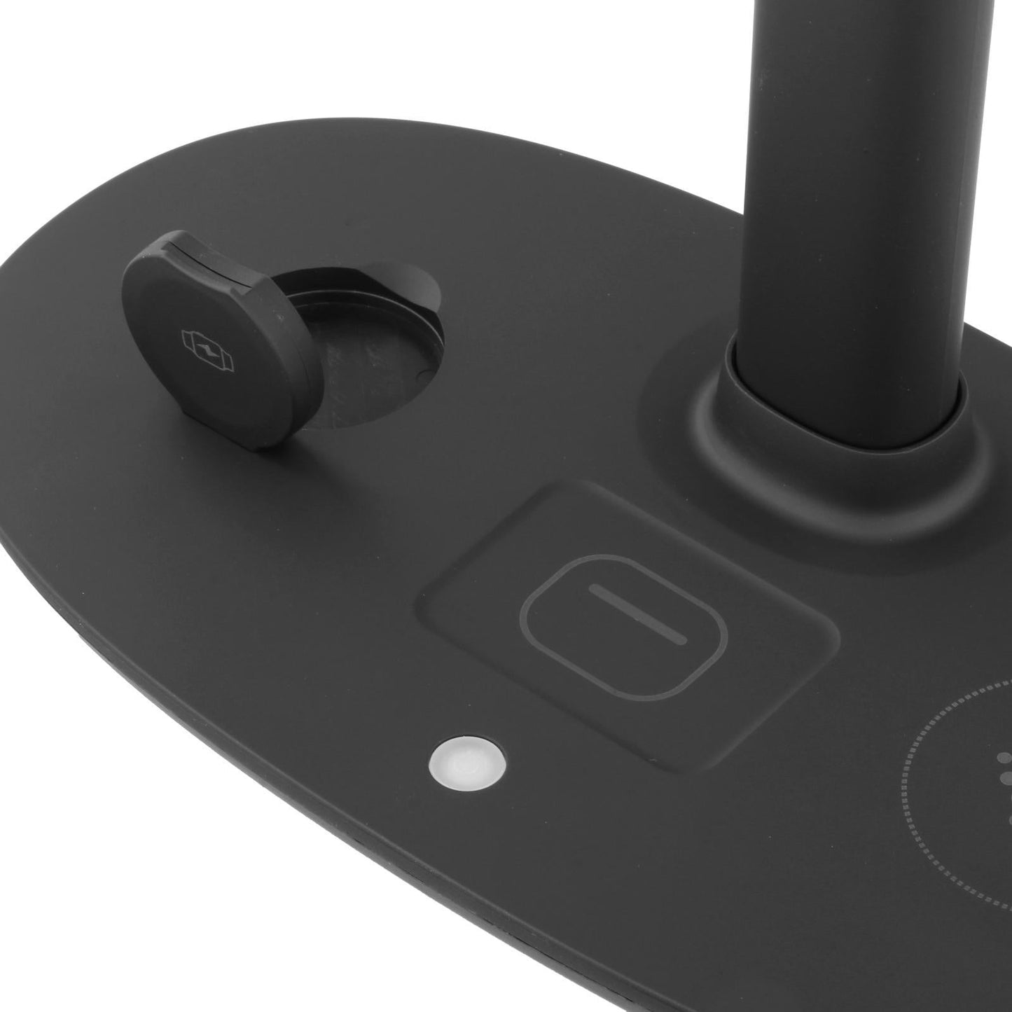 4in1 Wireless Charging Station 15W Magnetic Dock Charger for Earphone black