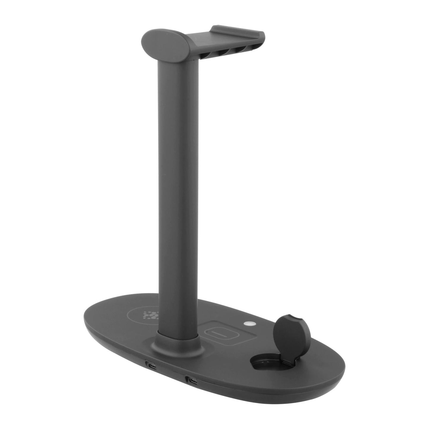 4in1 Wireless Charging Station 15W Magnetic Dock Charger for Earphone black