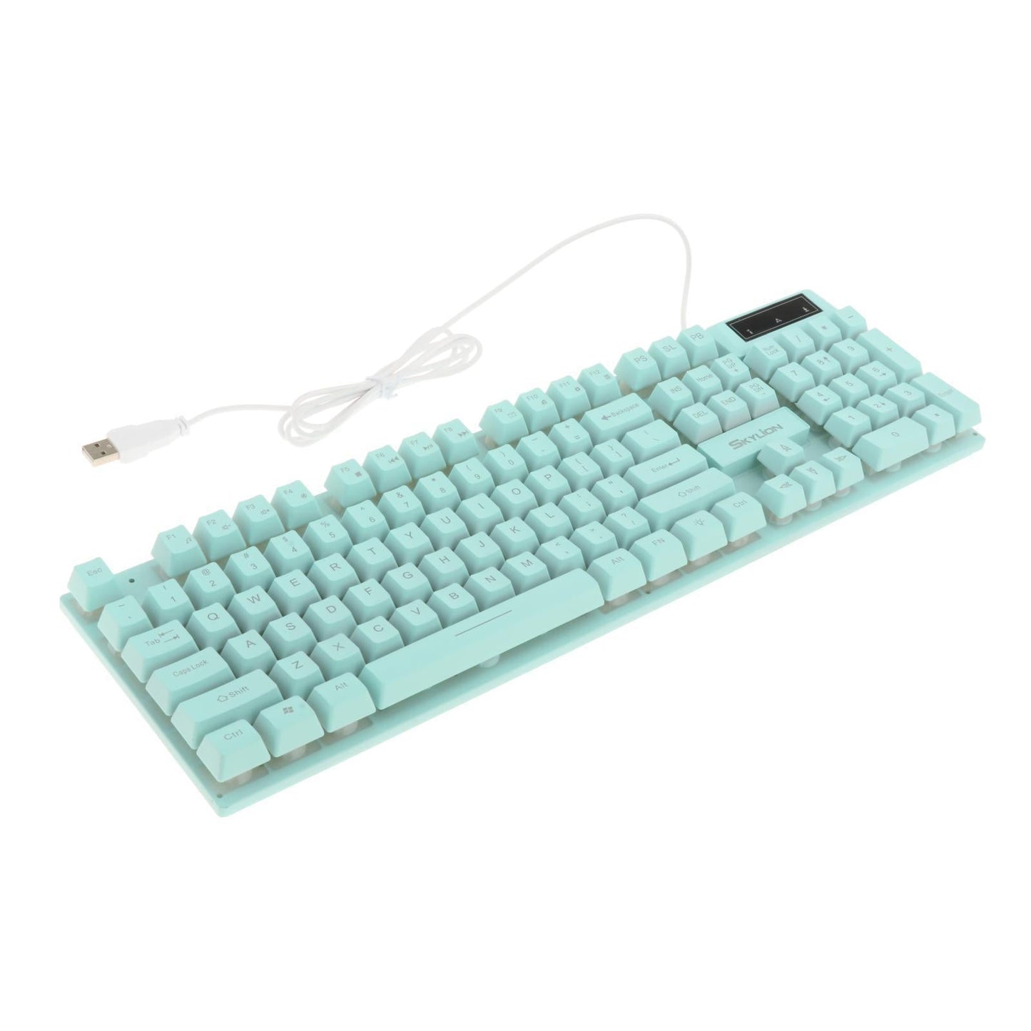Gaming Keyboard Combo Programmable Mouse 4 in 1 for Computer Gamer Blue