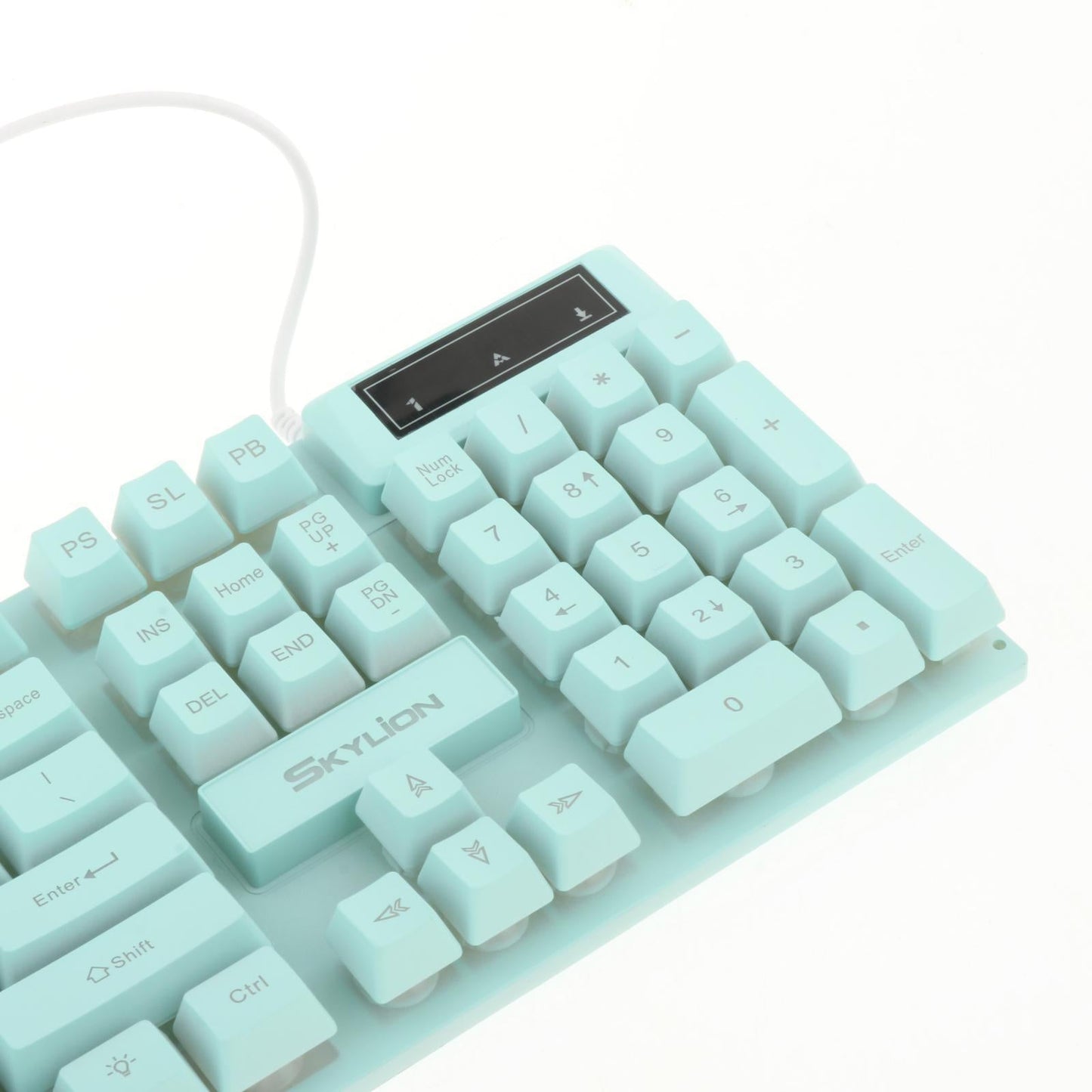 Gaming Keyboard Combo Programmable Mouse 4 in 1 for Computer Gamer Blue