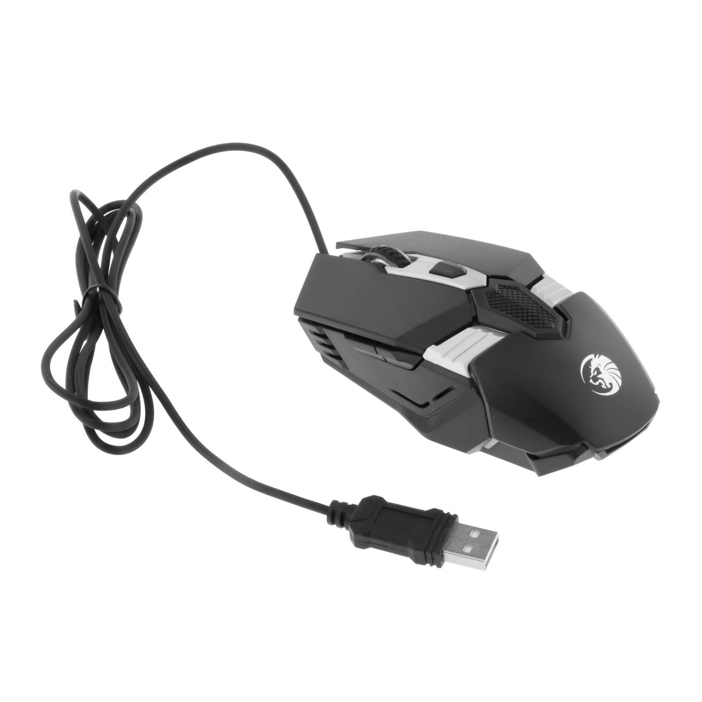 Gaming Keyboard Combo Programmable Mouse 4 in 1 for Computer Gamer Black