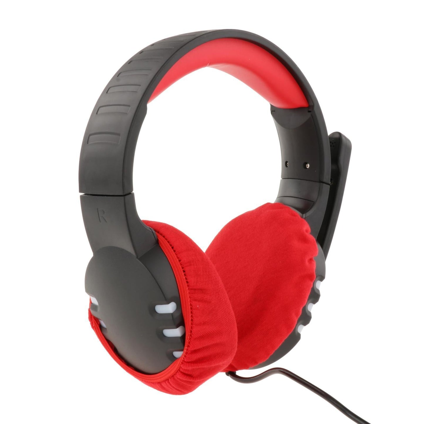 Headphone Covers Universal Durable Washable for Headsets 10cm red