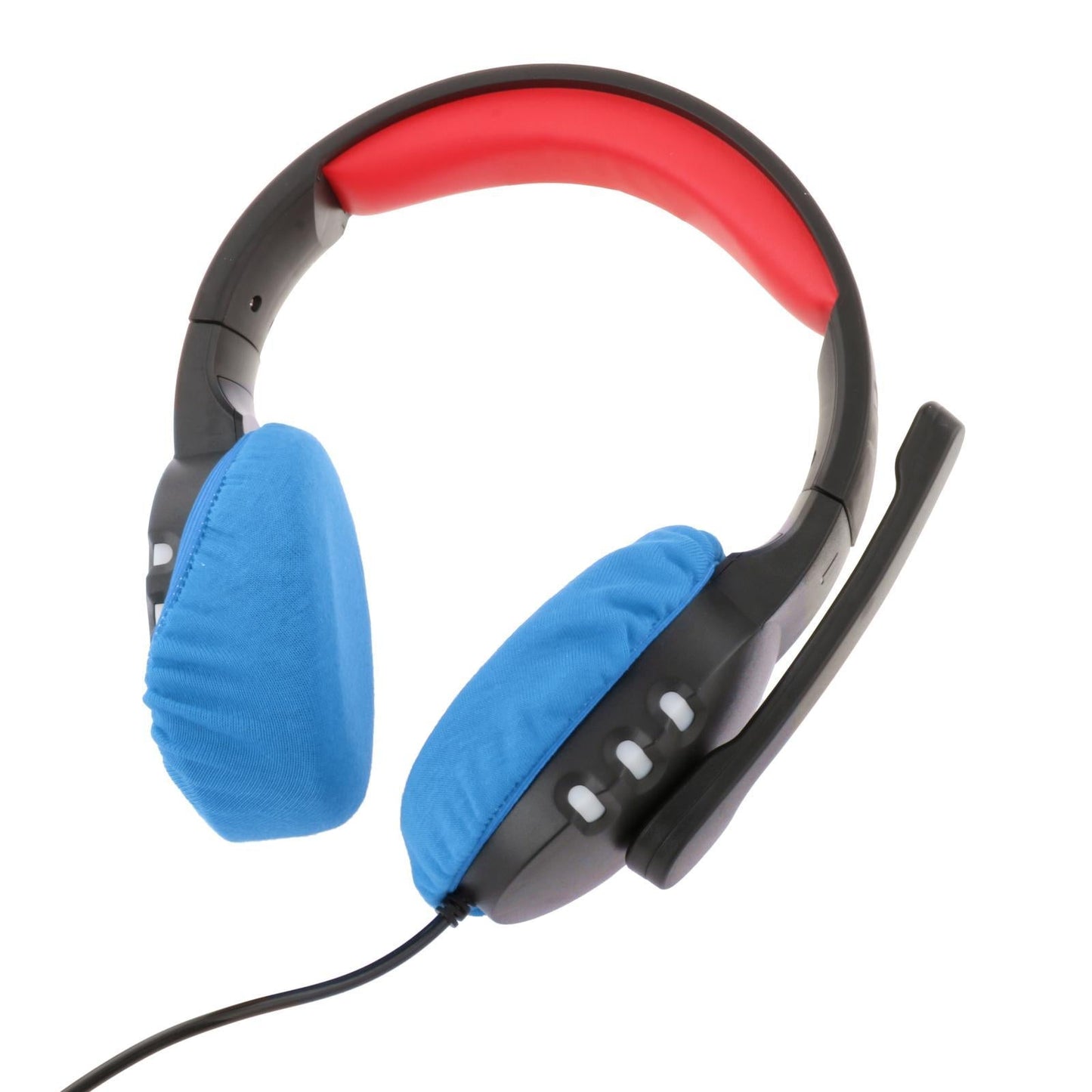 Headphone Covers Universal Durable Washable for Headsets 8cm blue