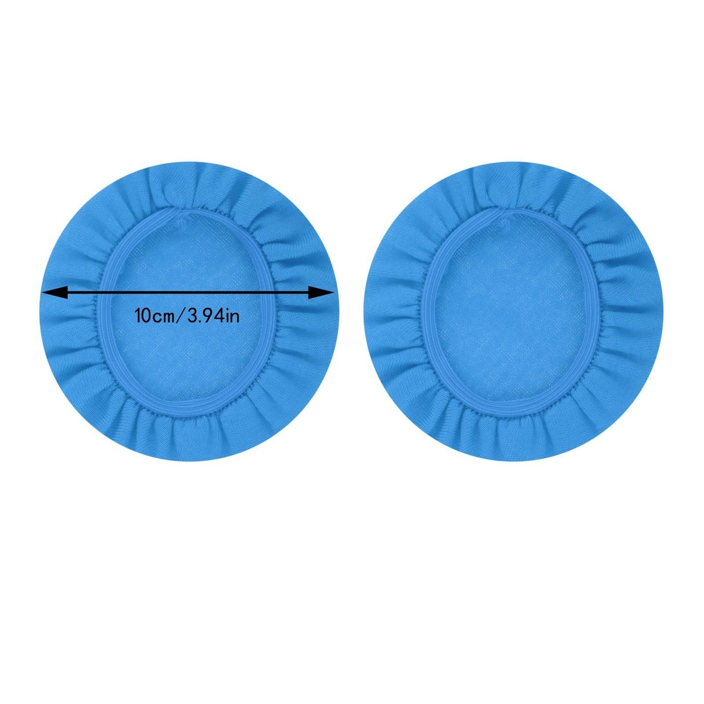 Headphone Covers Universal Durable Washable for Headsets 10cm blue