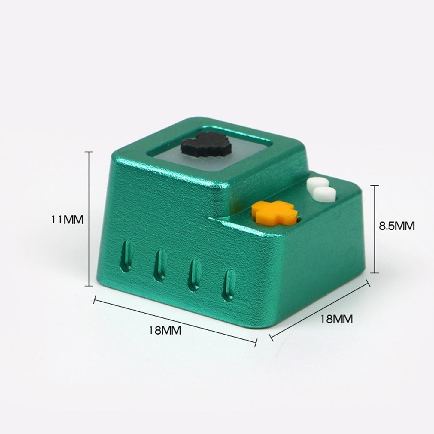 Gaming Mechanical Keyboard Keycaps Dustproof for Cherry MX Keyboard DIY Black Orange