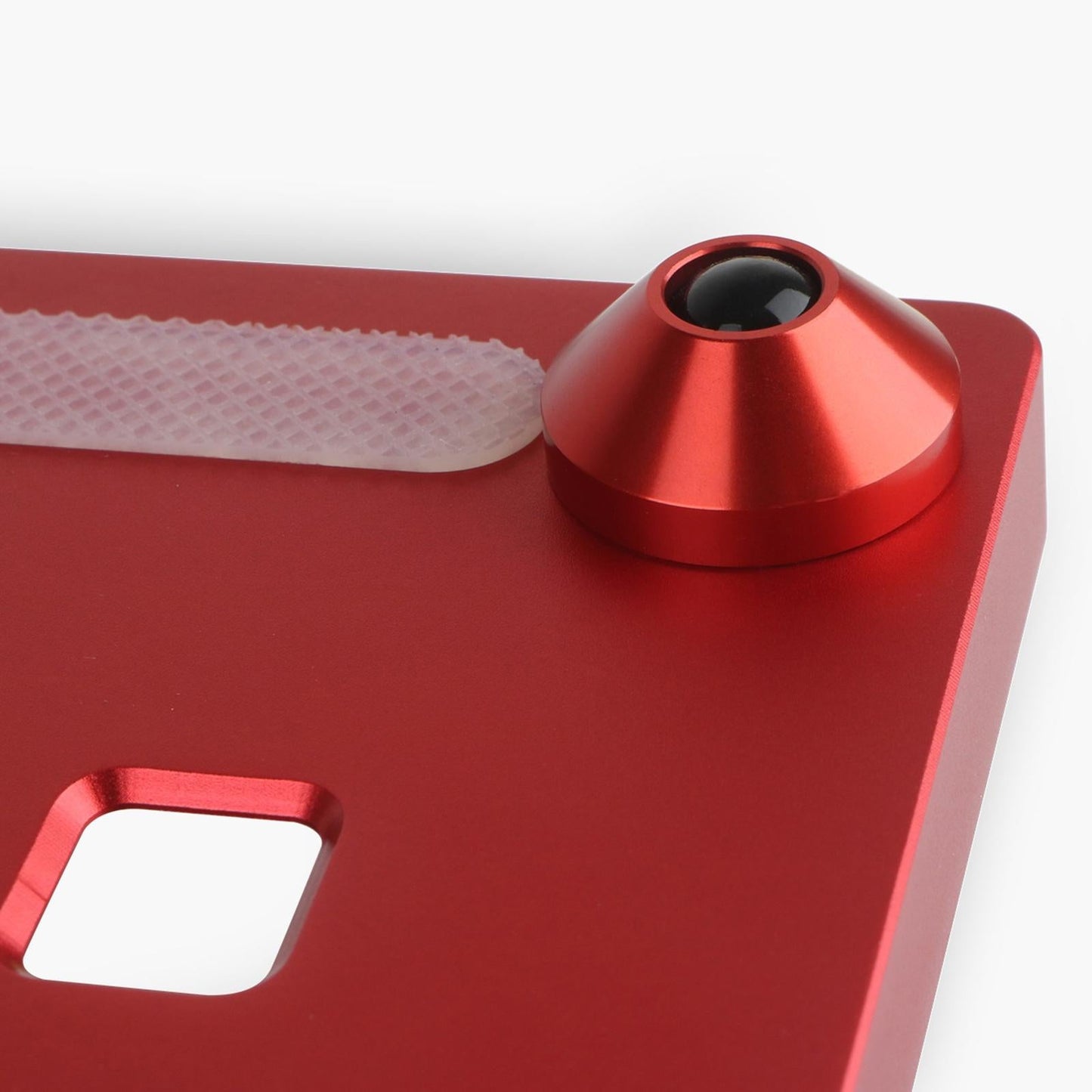 2-pack Mechanical Keyboard Feet Aluminum Alloy with Screws Red