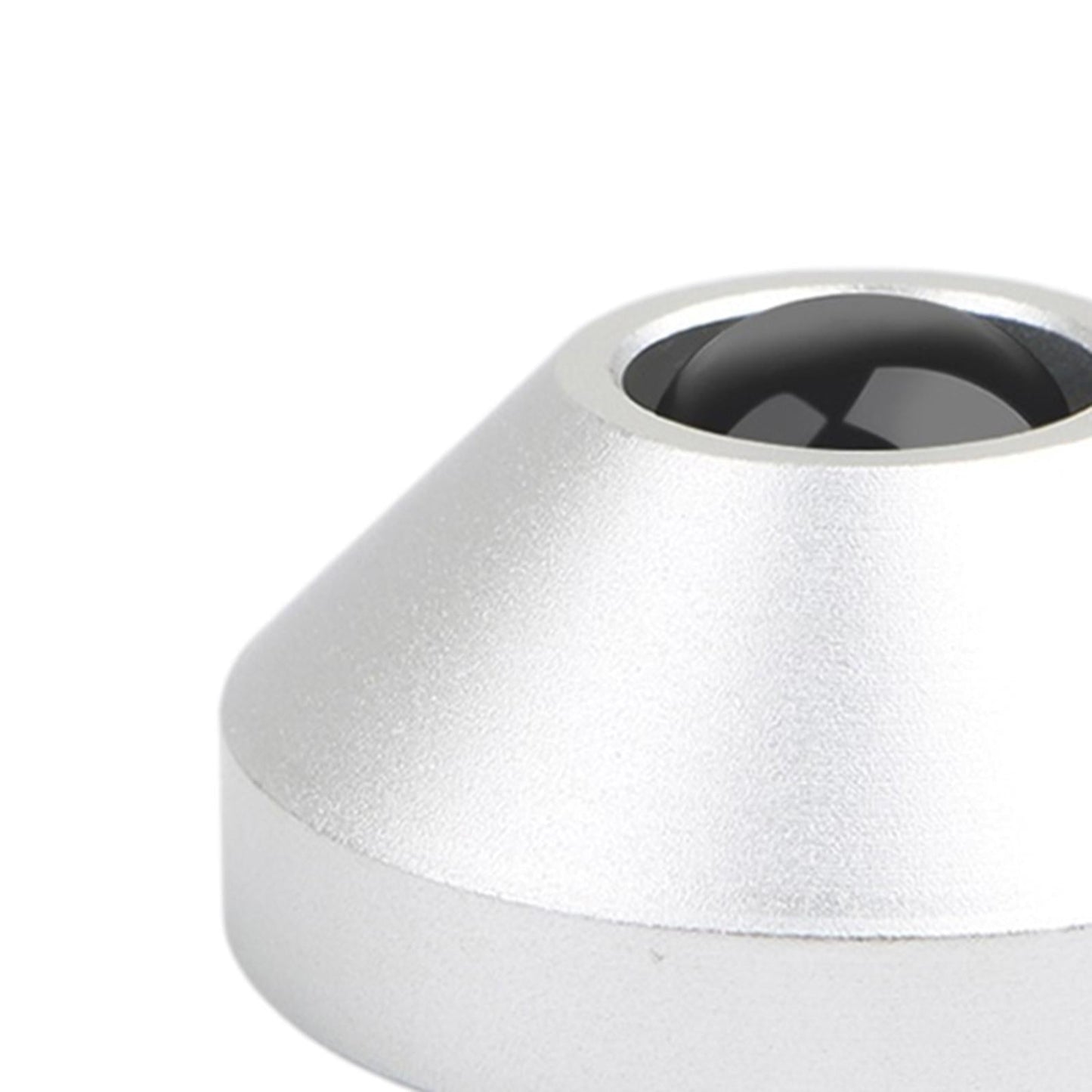 2-pack Mechanical Keyboard Feet Aluminum Alloy with Screws Silver