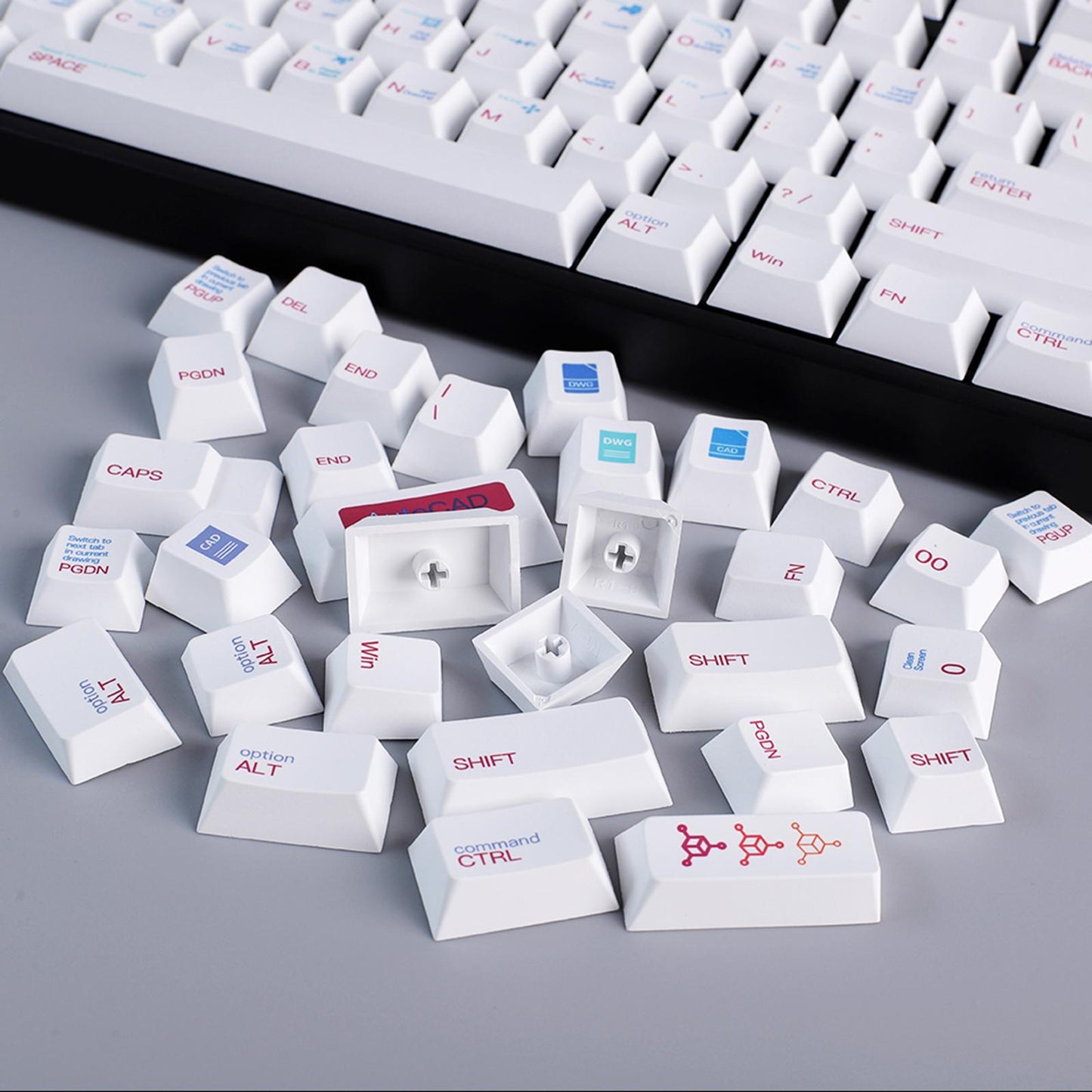 Keycaps Comfortable Exquisite 136 Keys for CHERRY MX Switch Spare Parts