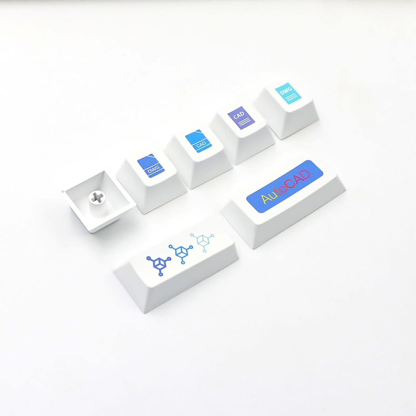 Keycaps Comfortable Exquisite 136 Keys for CHERRY MX Switch Spare Parts