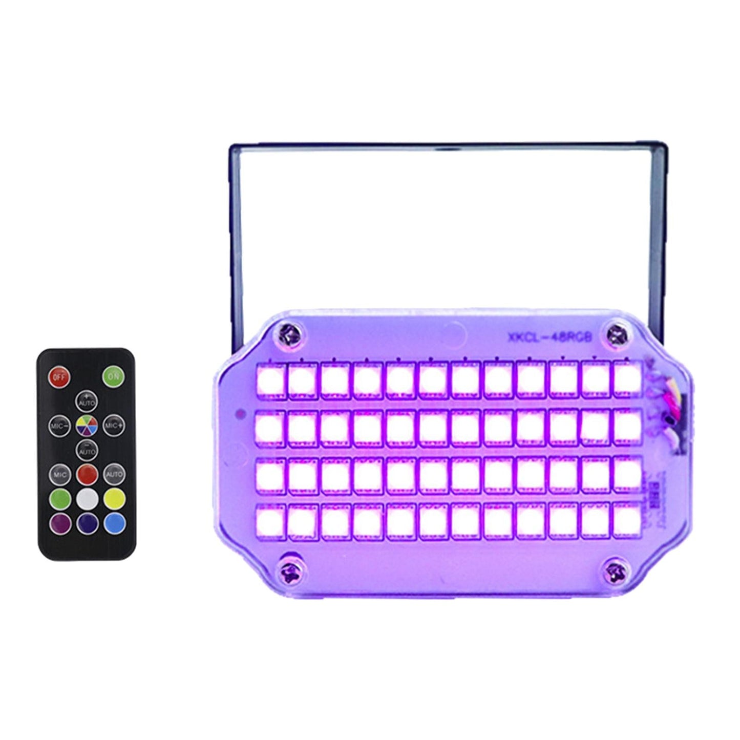 48 RGB LED Strobe Light w/Remote DJ Disco Karaoke Flash Stage Lighting (EU)