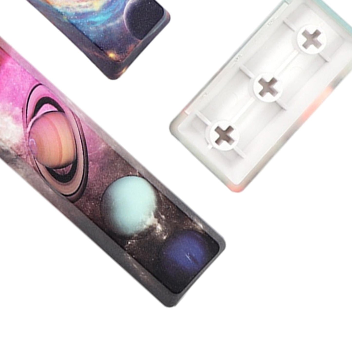 4X Keycaps Set PBT Five Sides Dye-Subbed Spacebar ESC Entre keys STARRY SKY