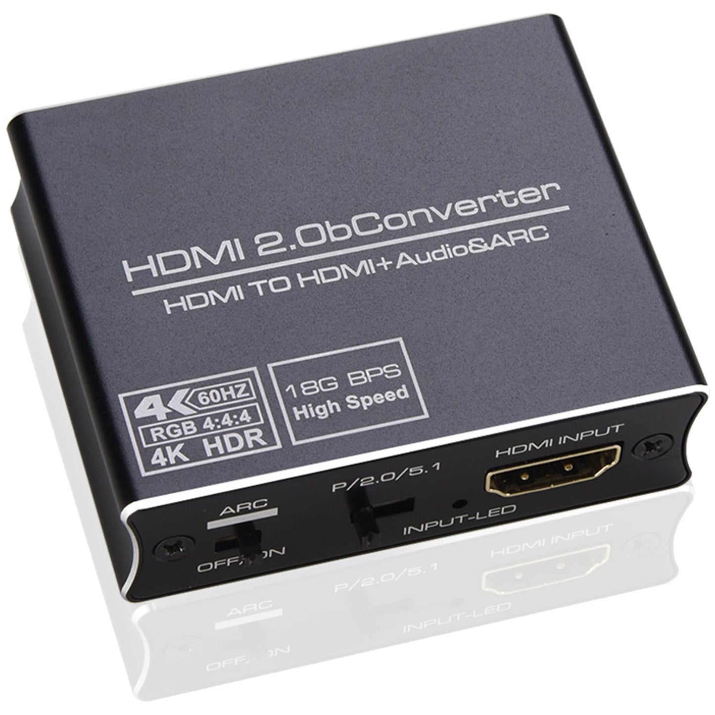 HDMI Audio Extractor Audio Output Optical to 3.5mm Jack Adapter for Cinema