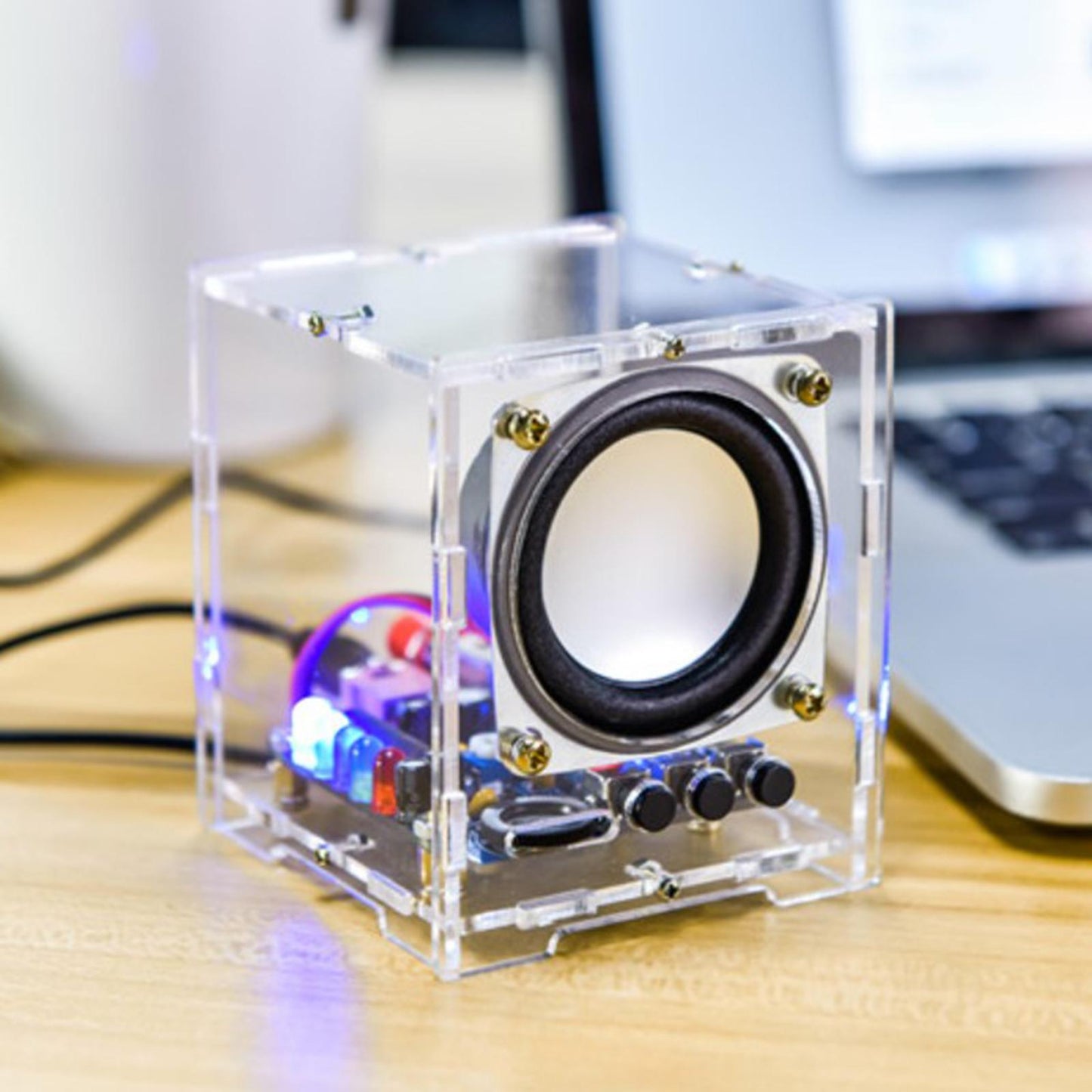 HU-009 3W Mini Spaker Unit 5V DC Powered Sound Amplifier DIY Kit Components