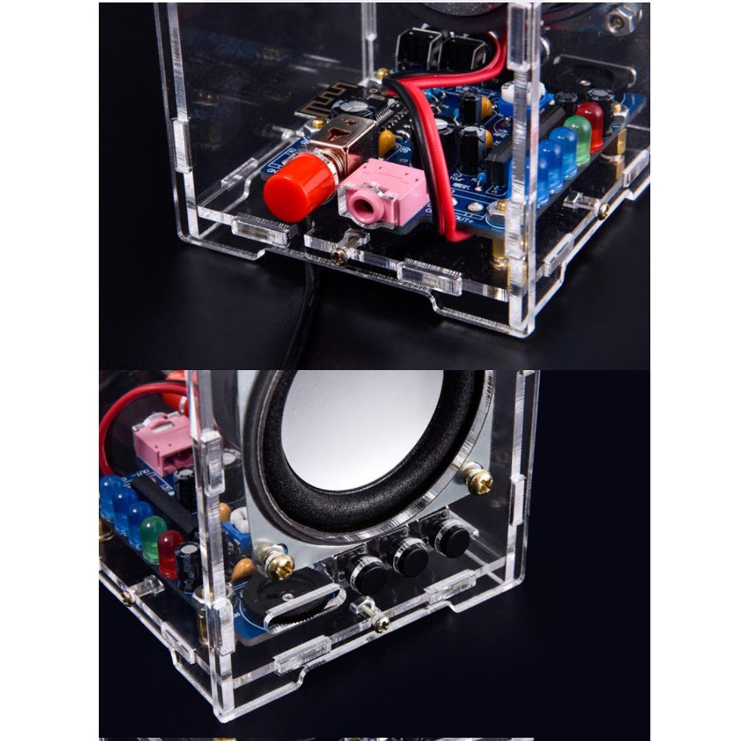 HU-009 3W Mini Spaker Unit 5V DC Powered Sound Amplifier DIY Kit Components