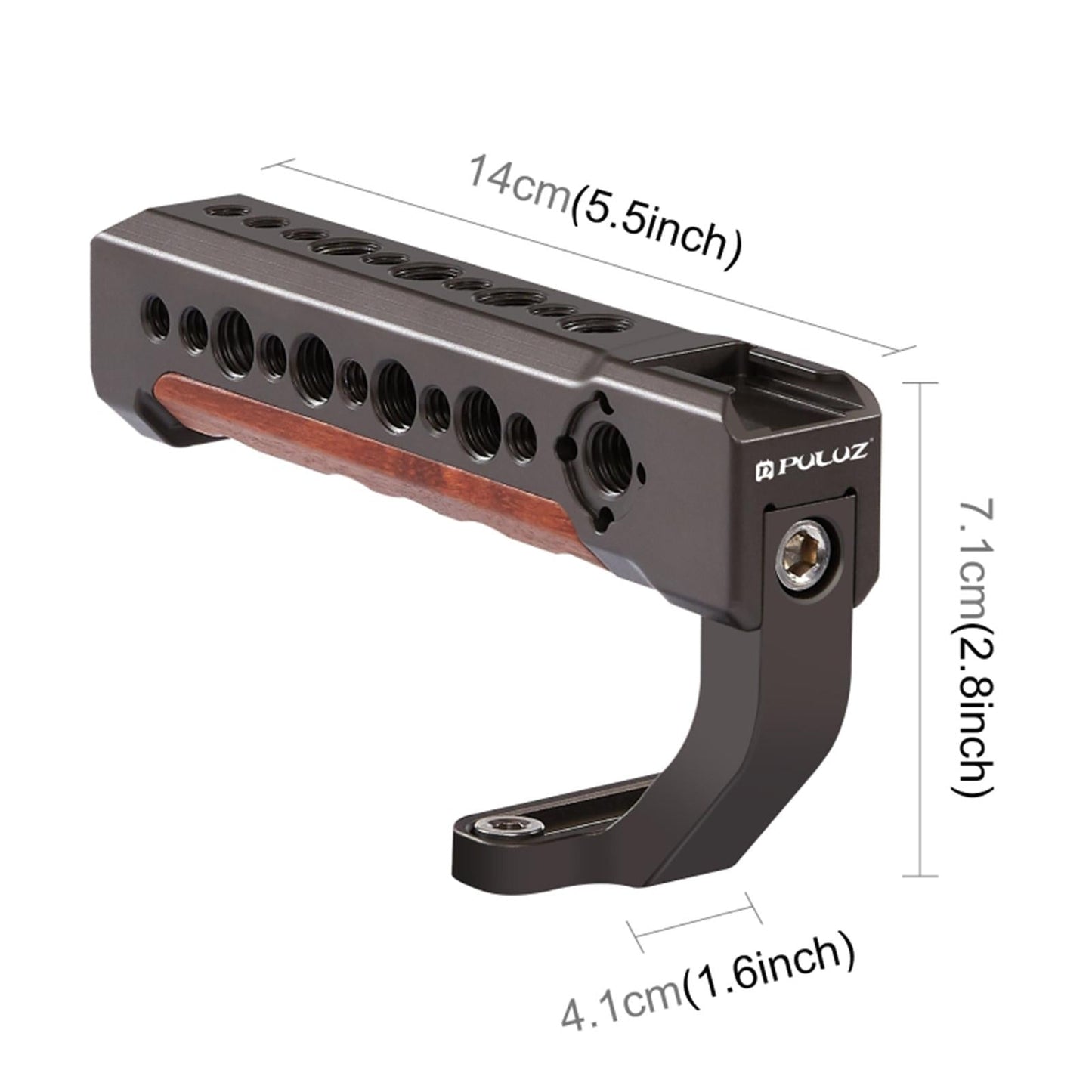 Top Handle DSLR Cold Shoe Handgrip for Mirrorless Camera Cage Stabilizer