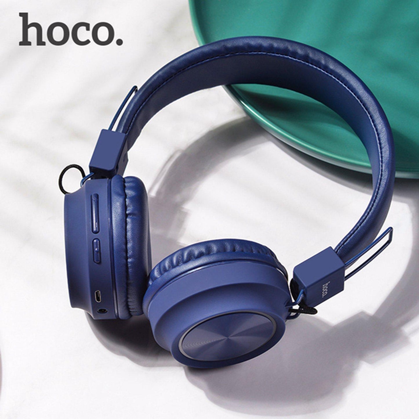 W25 Wireless Bluetooth5.0 Headphones Deep Bass Sound Over Ear Headsets Blue