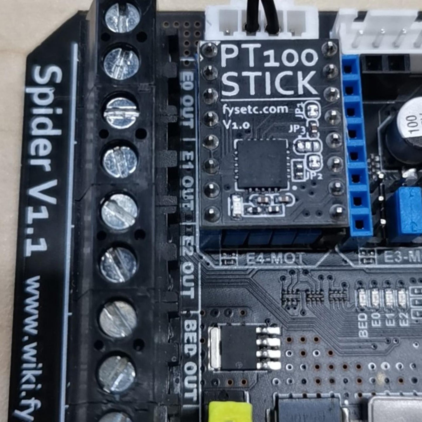 PT100 Stick Temperature Sensor for Spider V1.1 Thermocouple Sensor Amplifier