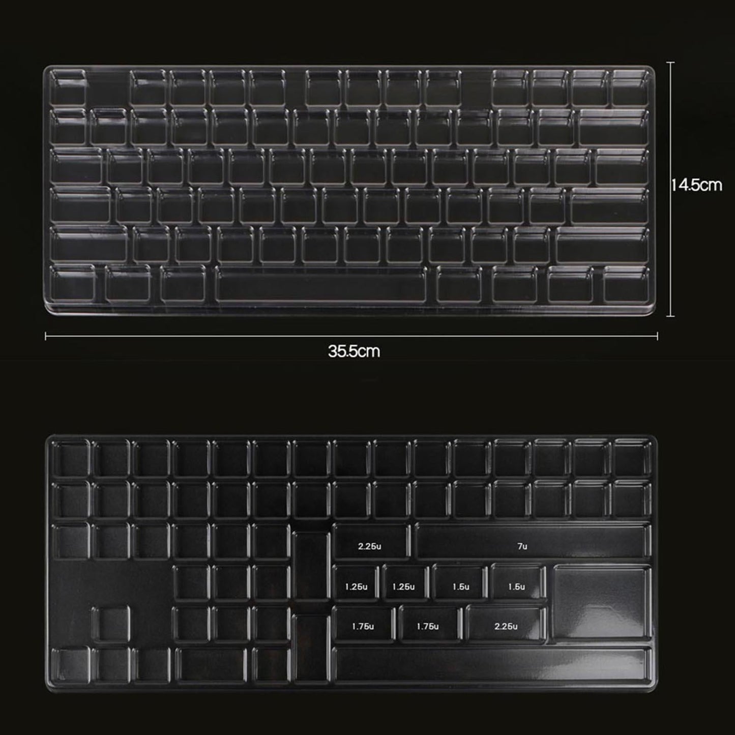 2 Layers Keycap Storage Box Keycaps Collection Keyboard Set Containers