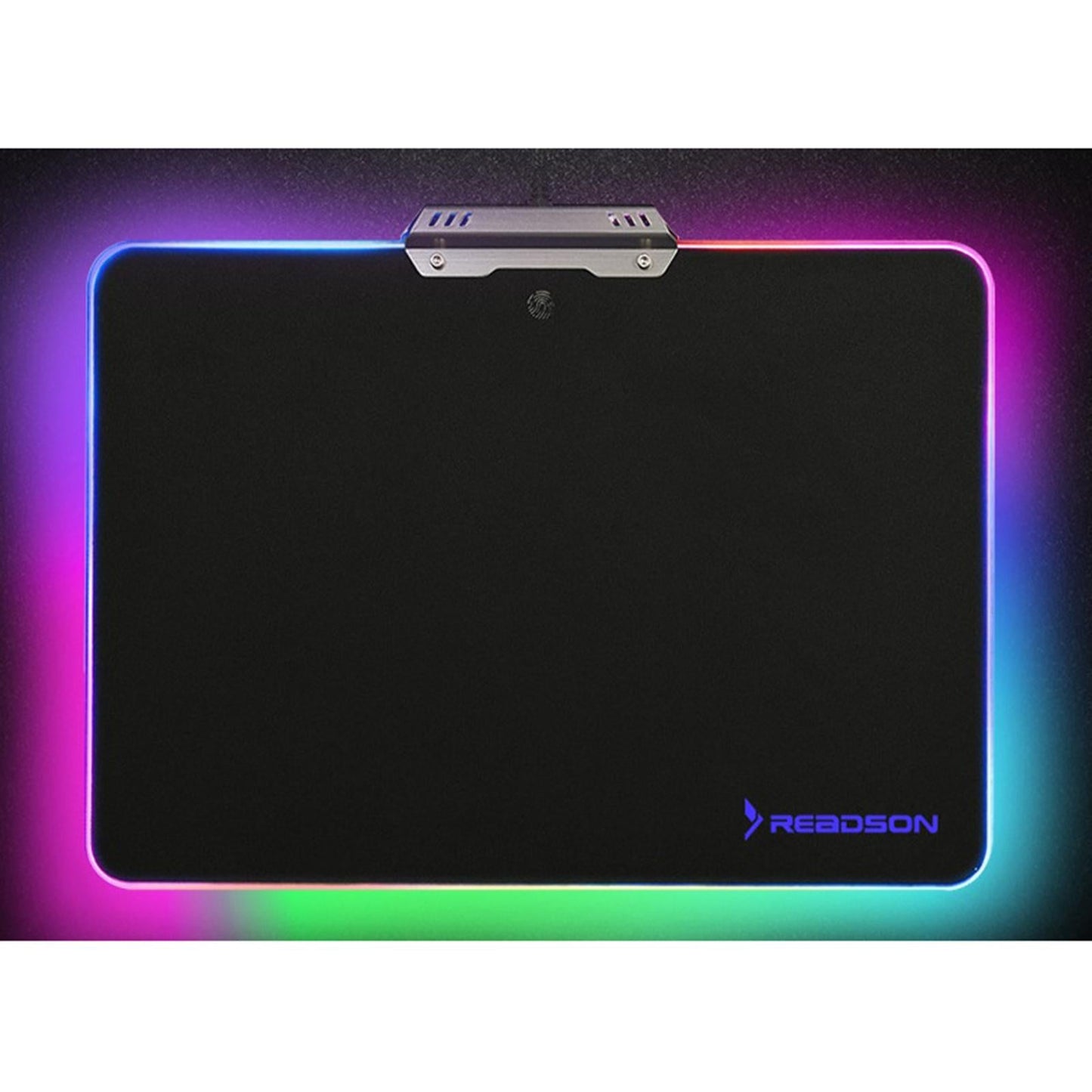 Metal Gaming Mouse Pad Anti-Slip Mouse Mat with Backlit for Office Home