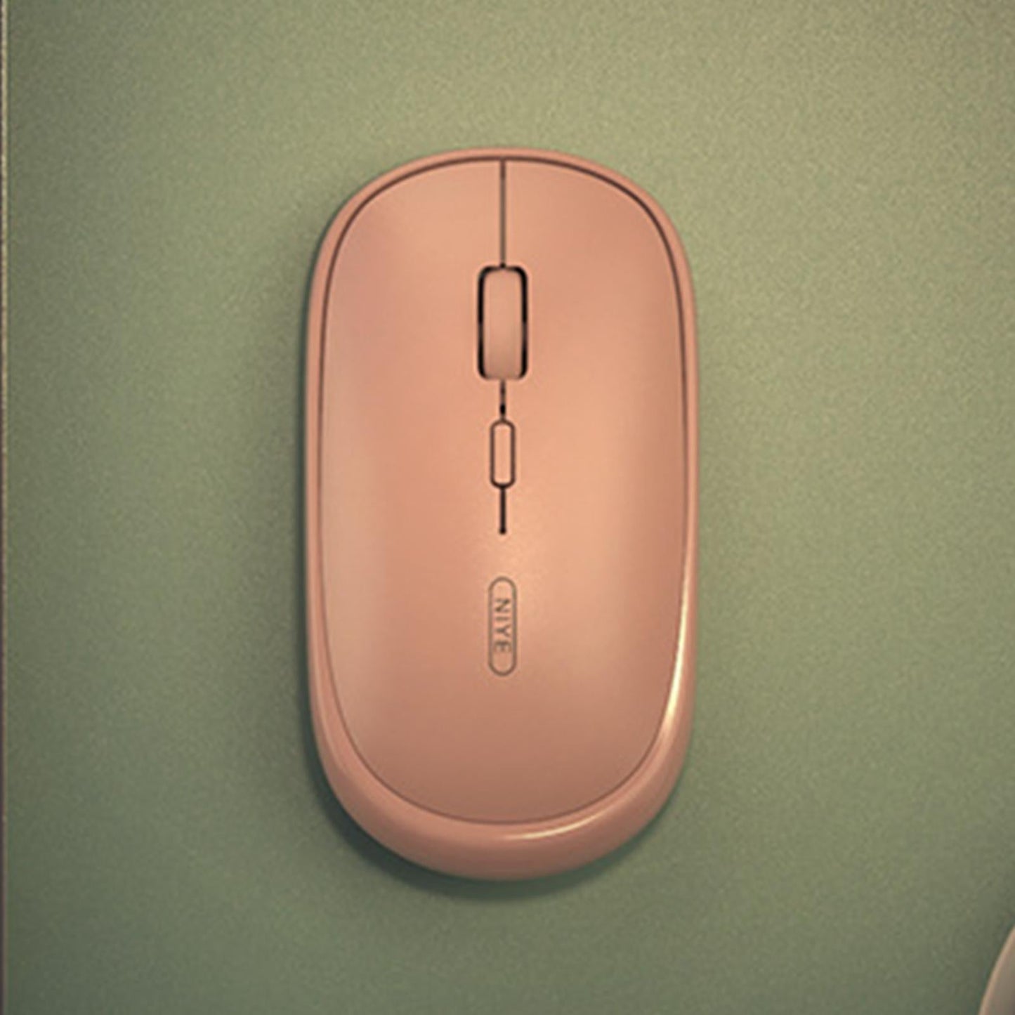 Wireless Mouse 3 Buttons Optical Adjustable DPI battery powered pink