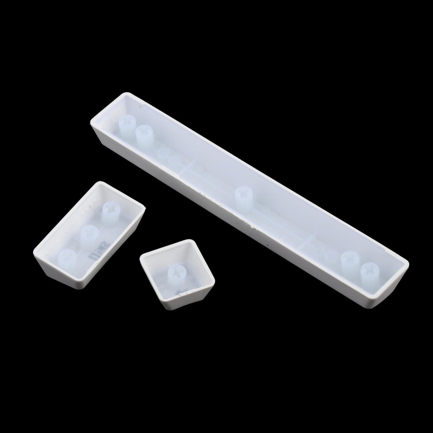 104 Key Caps PBT US Layout Keyset for CHERRY MX Mechanical Gaming Keyboard Korean White Translucent