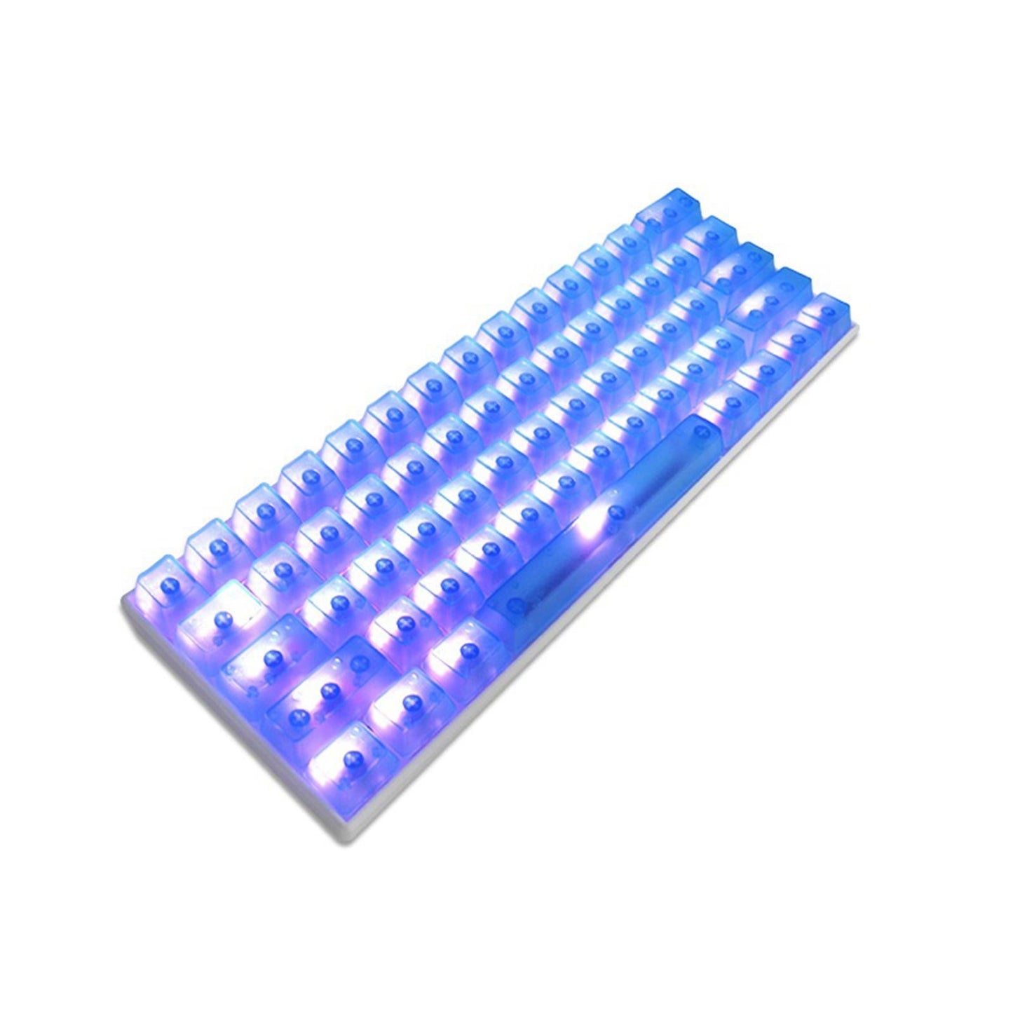 DIY Transparent Keycaps ABS Matte Treatment RGB for CHERRY MX/Clone Switches Fully Transparent