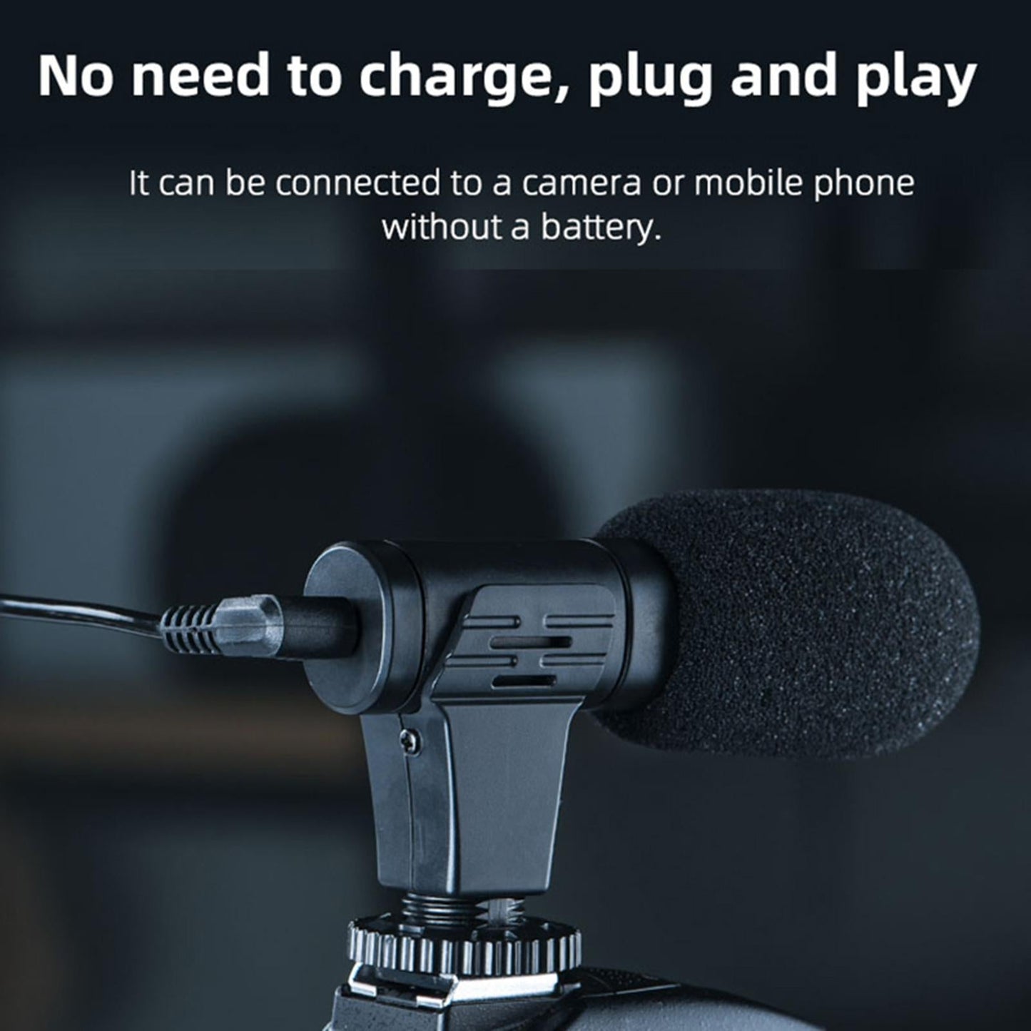 Camera Microphone Professional Mini Portable for Recording Mobile Phones