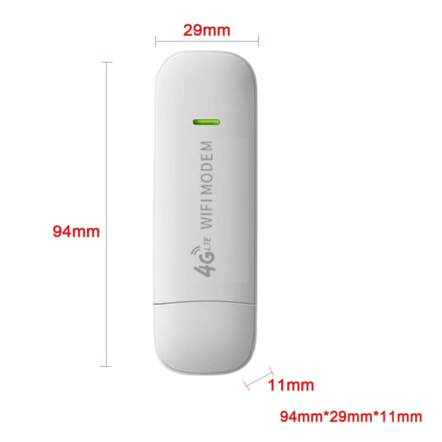 4G LTE WiFi Hotspot Wireless Router USB Mobile Broadband 150Mbps Modem Stick