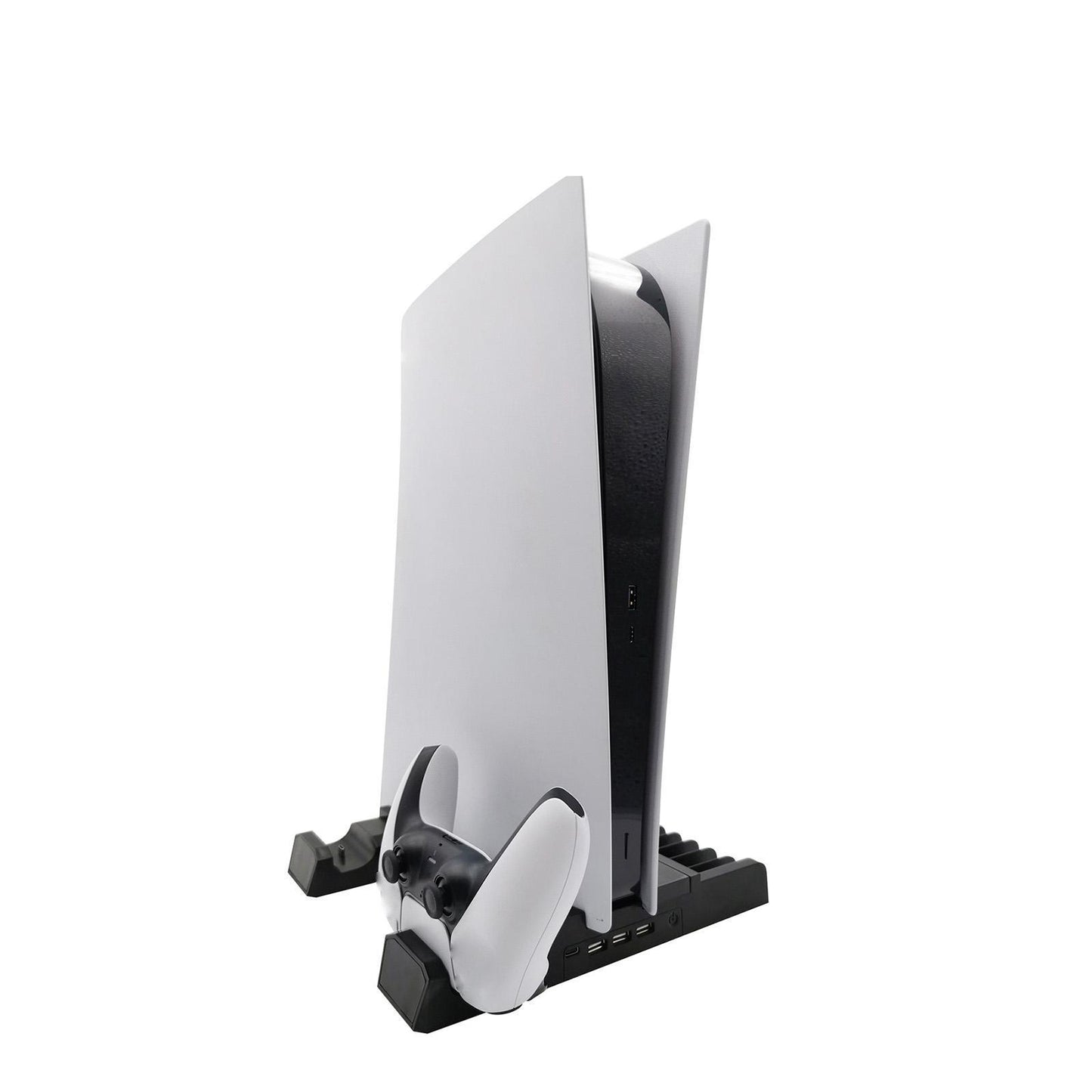 Stand Cooling Fan Station for PS5 Console Steady Charger Game Organizer