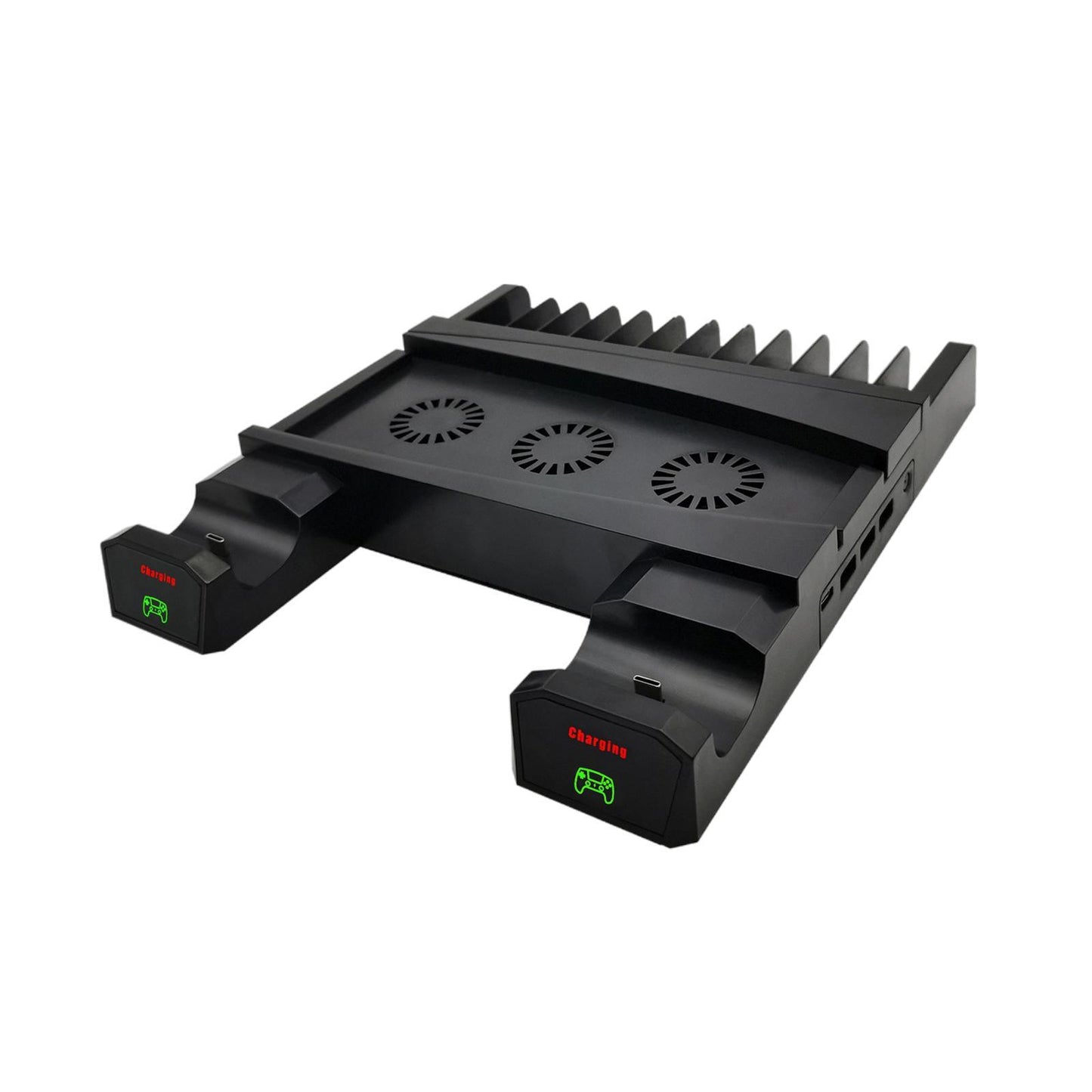 Stand Cooling Fan Station for PS5 Console Steady Charger Game Organizer