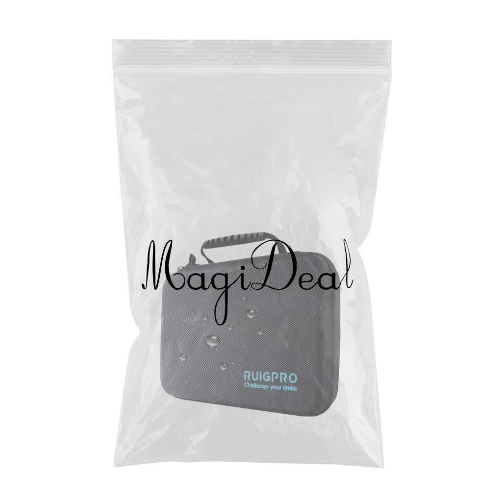 Carrying Case Shock-Proof Portable Travel Bag Action Camera 17.3x12.3x6.5cm