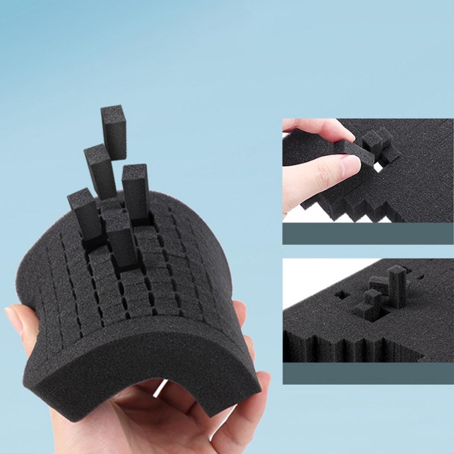 Carrying Case Shock-Proof Portable Travel Bag Action Camera 28x19.7x6.8cm