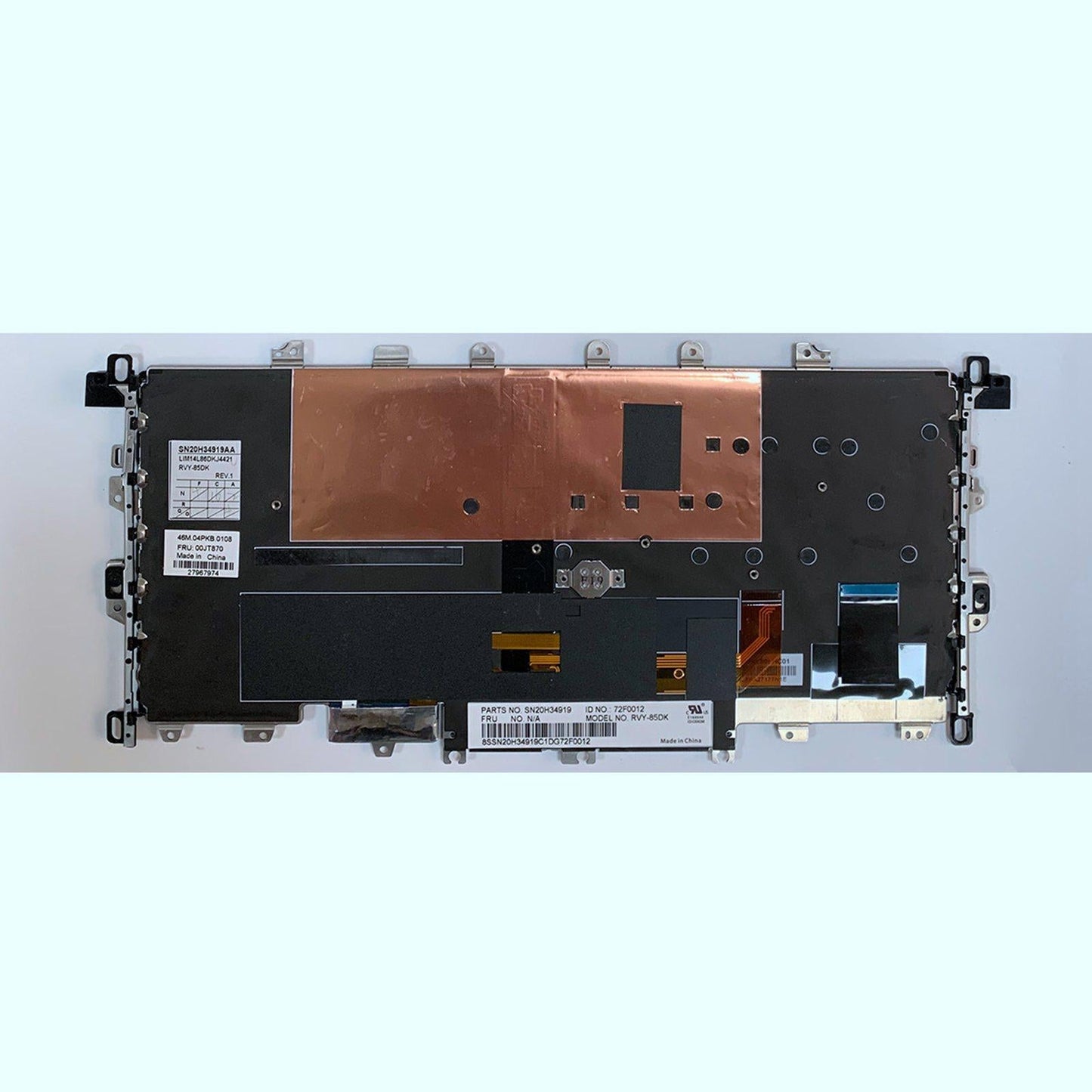 Backlit UI Keyboard for Lenovo Thinkpad X1C X1 Carbon 4th Gen 2016 Parts