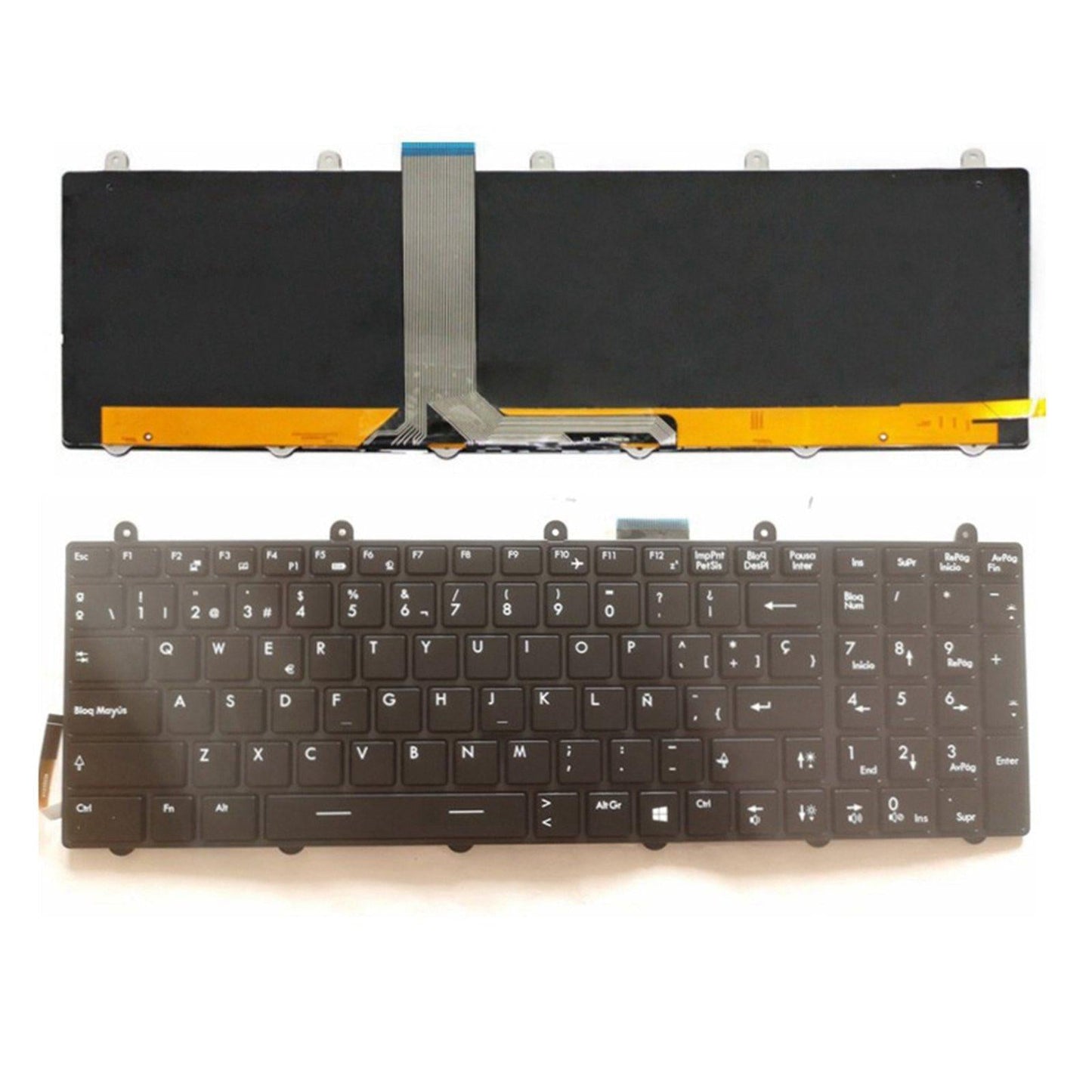 Latin Spanish Laptop Keyboard for MSI CX61 CX70 GE70 GE60 Colorful Backlit
