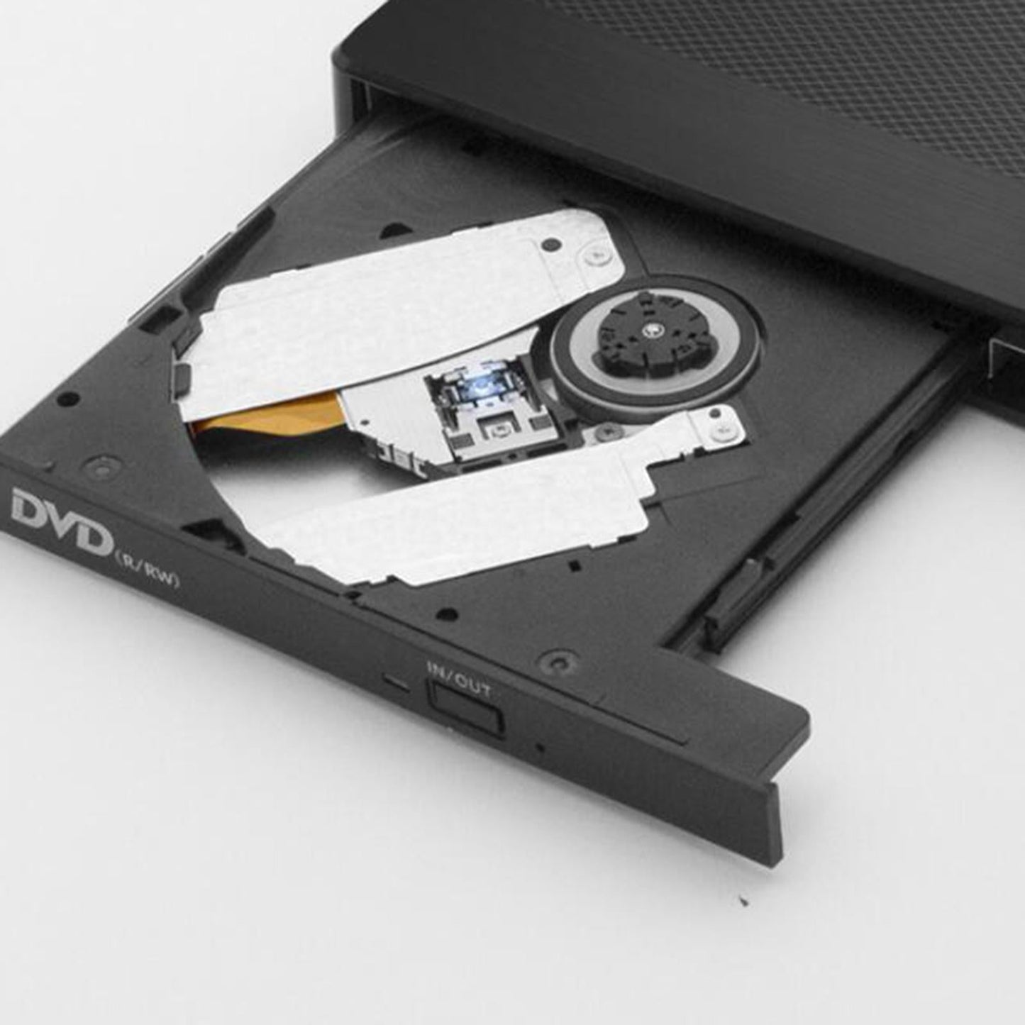 Portable USB Type-C External DVD Drive Player Card Reading DVD-RW Black