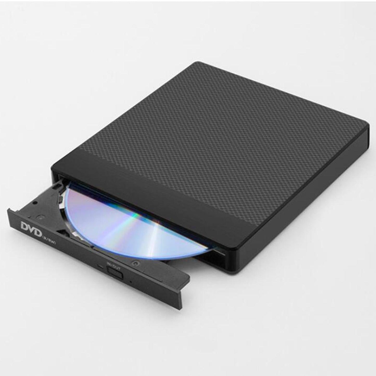 Portable USB Type-C External DVD Drive Player Card Reading DVD-RW Black